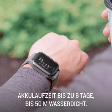 Garmin Smartwatch (1,3 Zoll, Android iOS), Touchdisplay, Gesundheitstracker & Sport-Apps, Herzfrequenzmessung