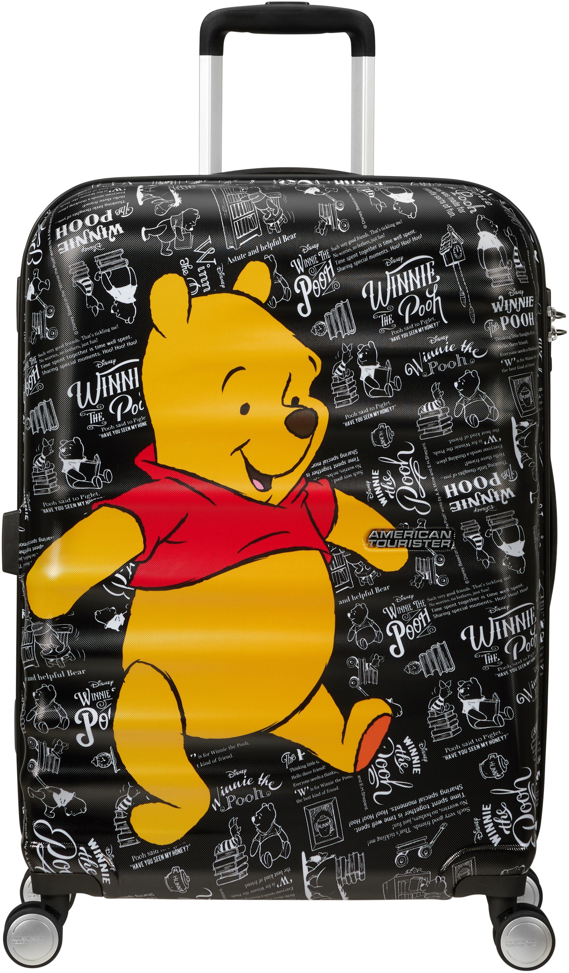 American Tourister® Hartschalen-Trolley Disney Wavebreaker, 67 cm, 4 Rollen, teilweise aus recyceltem Material Winnie The Pooh