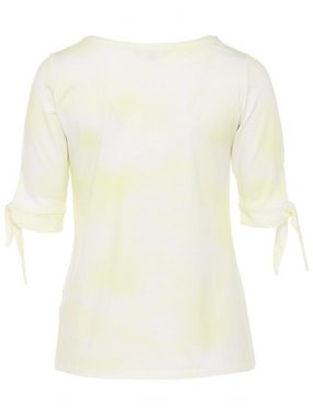 Christian Materne 3/4-Arm-Shirt Sweatshirt koerpernah mit Schnürdetails