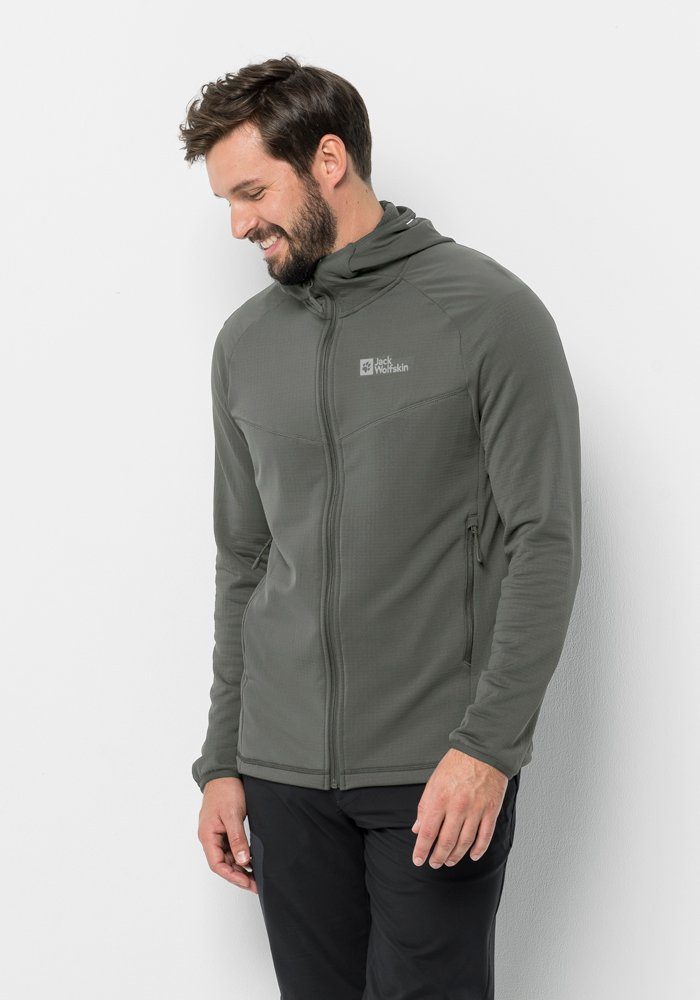 Jack Wolfskin Fleecejacke KOLBENBERG HOODED FZ M