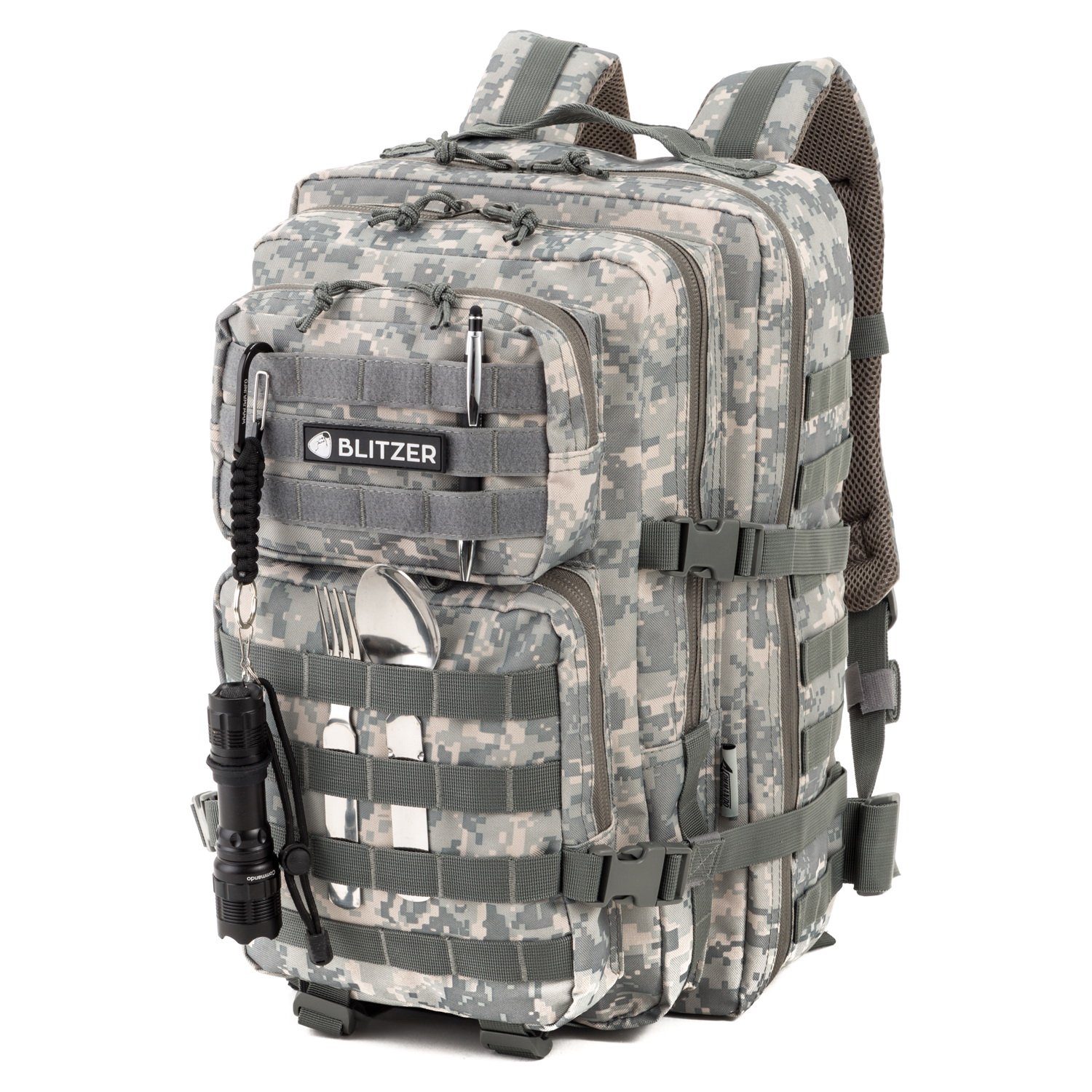 Commando-Industries Rucksack US Army Assault Pack II Digital Camo