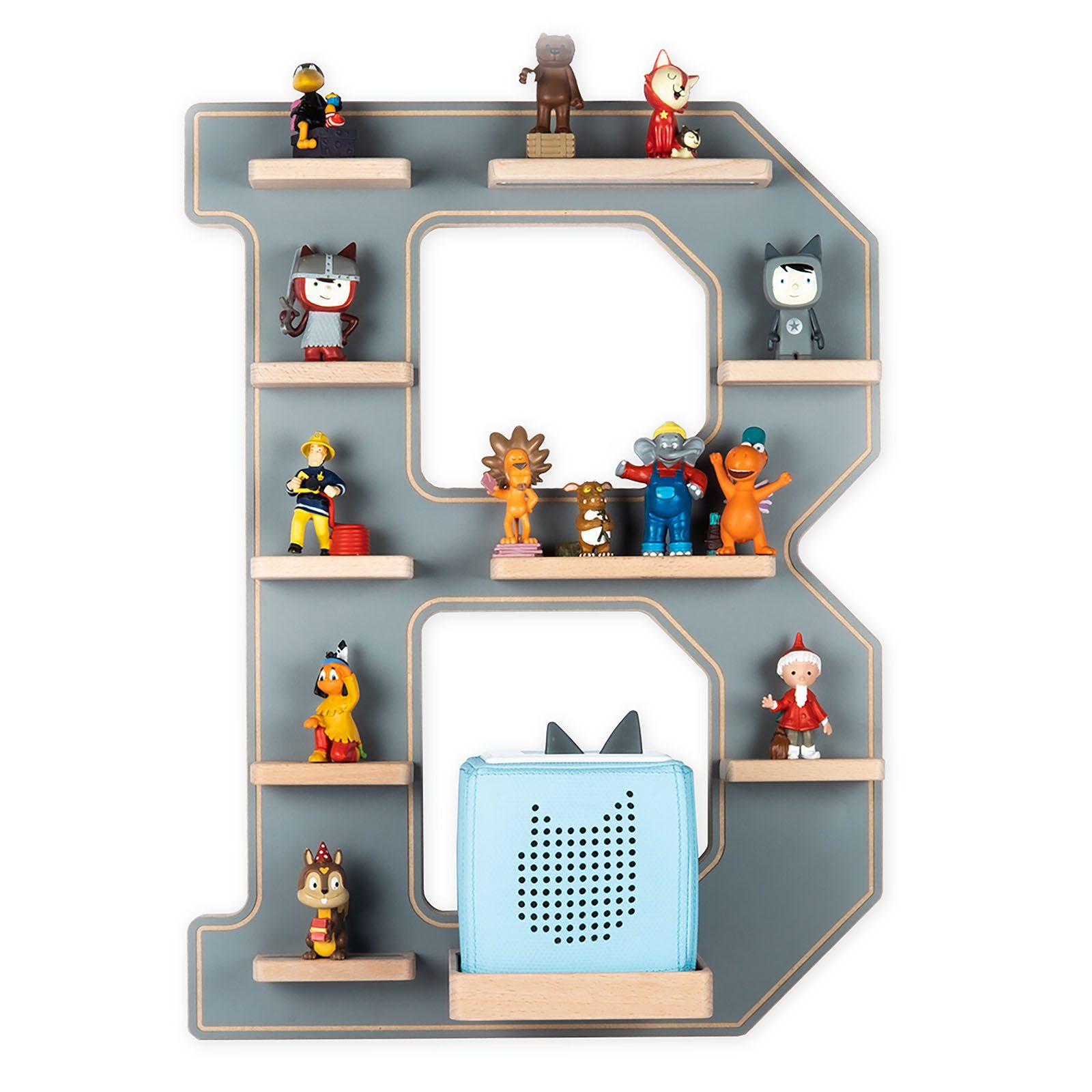 Boarti Wandregal Holz Regal Buchstabe B günstig online kaufen