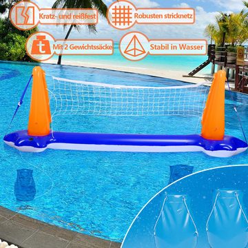 Clanmacy Badespielzeug Pool Volleyball Basketball aufblasbares Wasserbälle Wasserspaß outdoor (8-tlg)