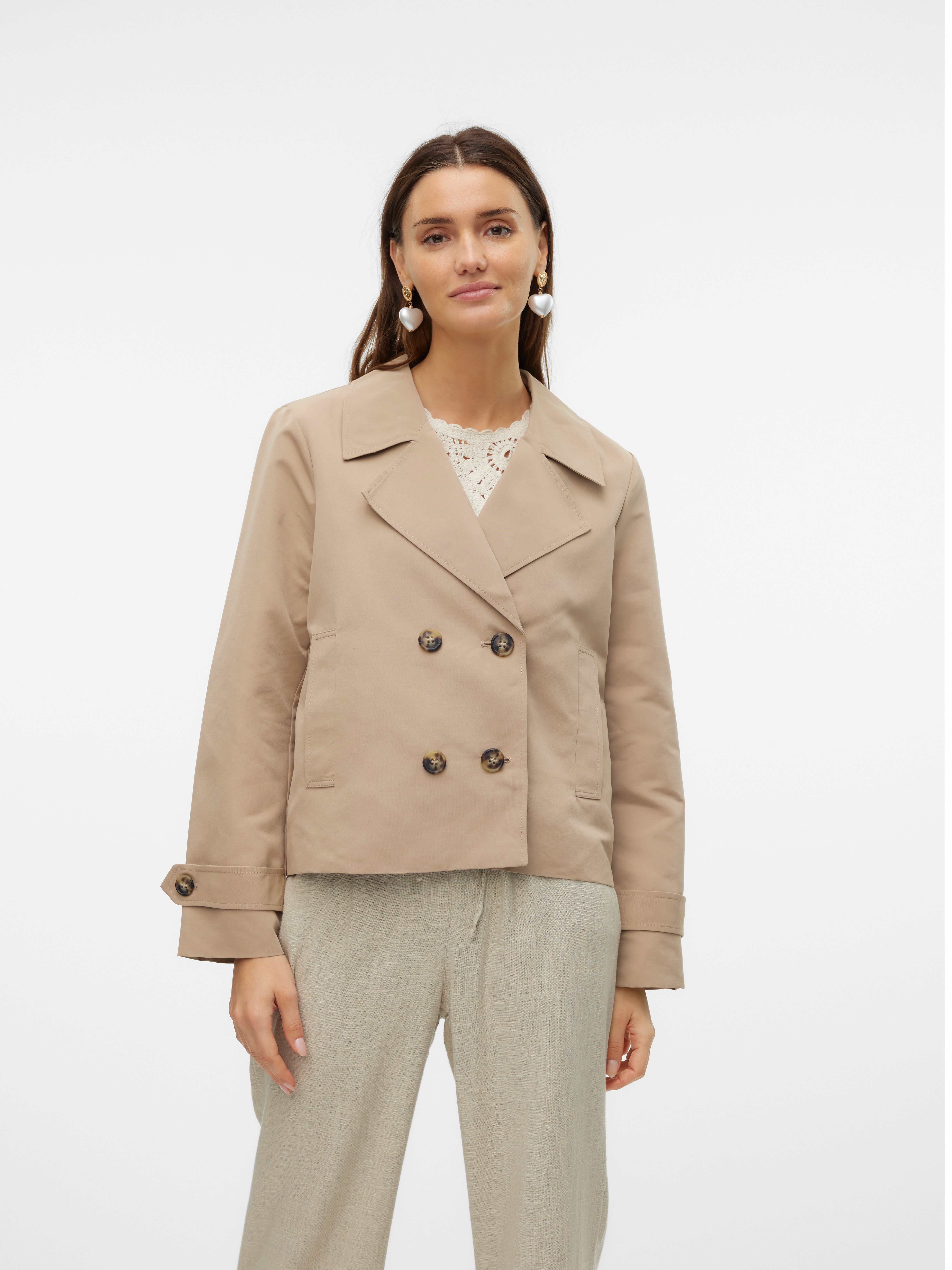 Vero Moda Kurzjacke VMCHLOEMIA SHORT TRENCHCOAT GA NOOS günstig online kaufen