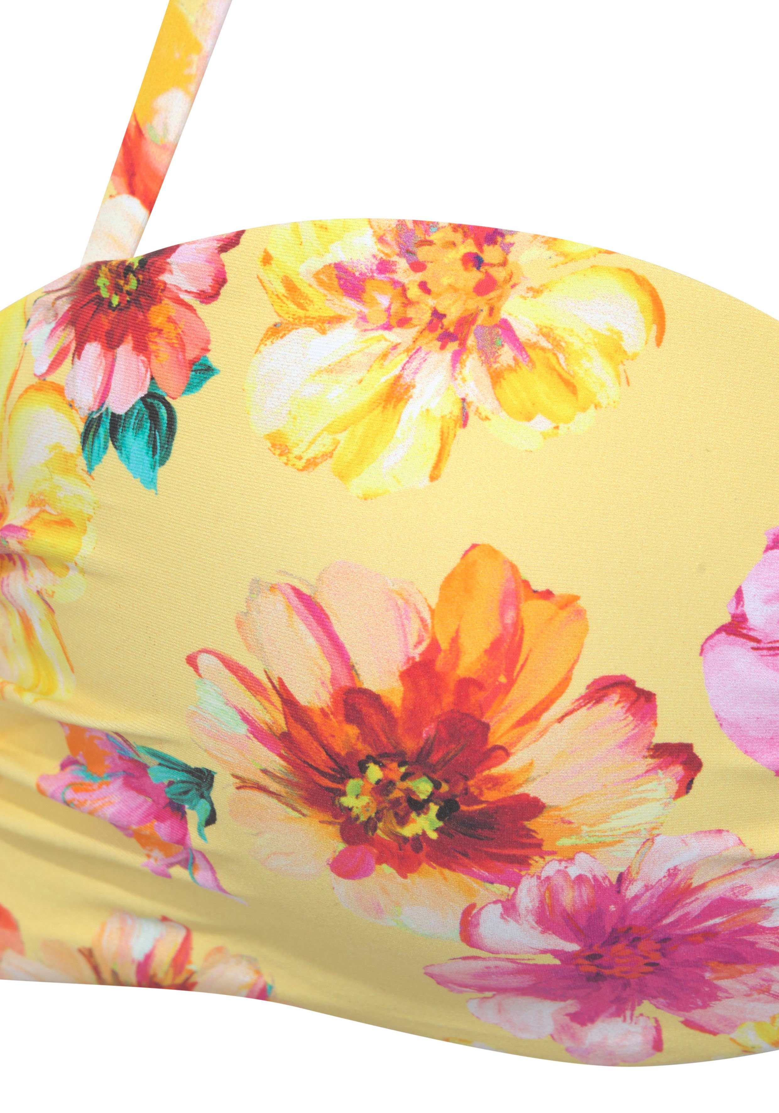 Sunseeker Bügel-Bandeau-Bikini-Top Mila, im floralen Design – Bild 4 von 5