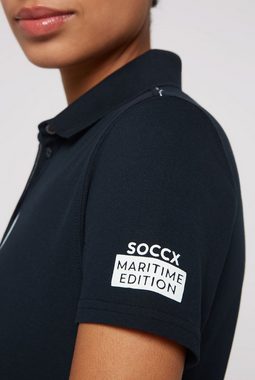 SOCCX Poloshirt mit Baumwolle