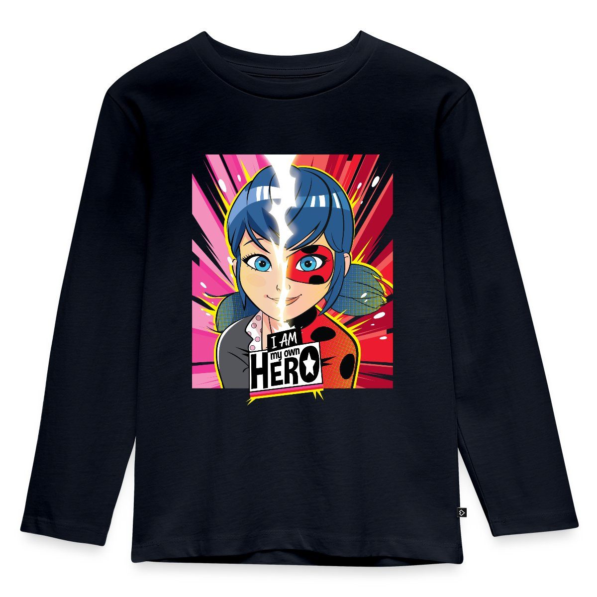 Spreadshirt T-Shirt Miraculous I Am My Own Hero Ladybug Marinette Kinder Premium Langarmsh (1-tlg)