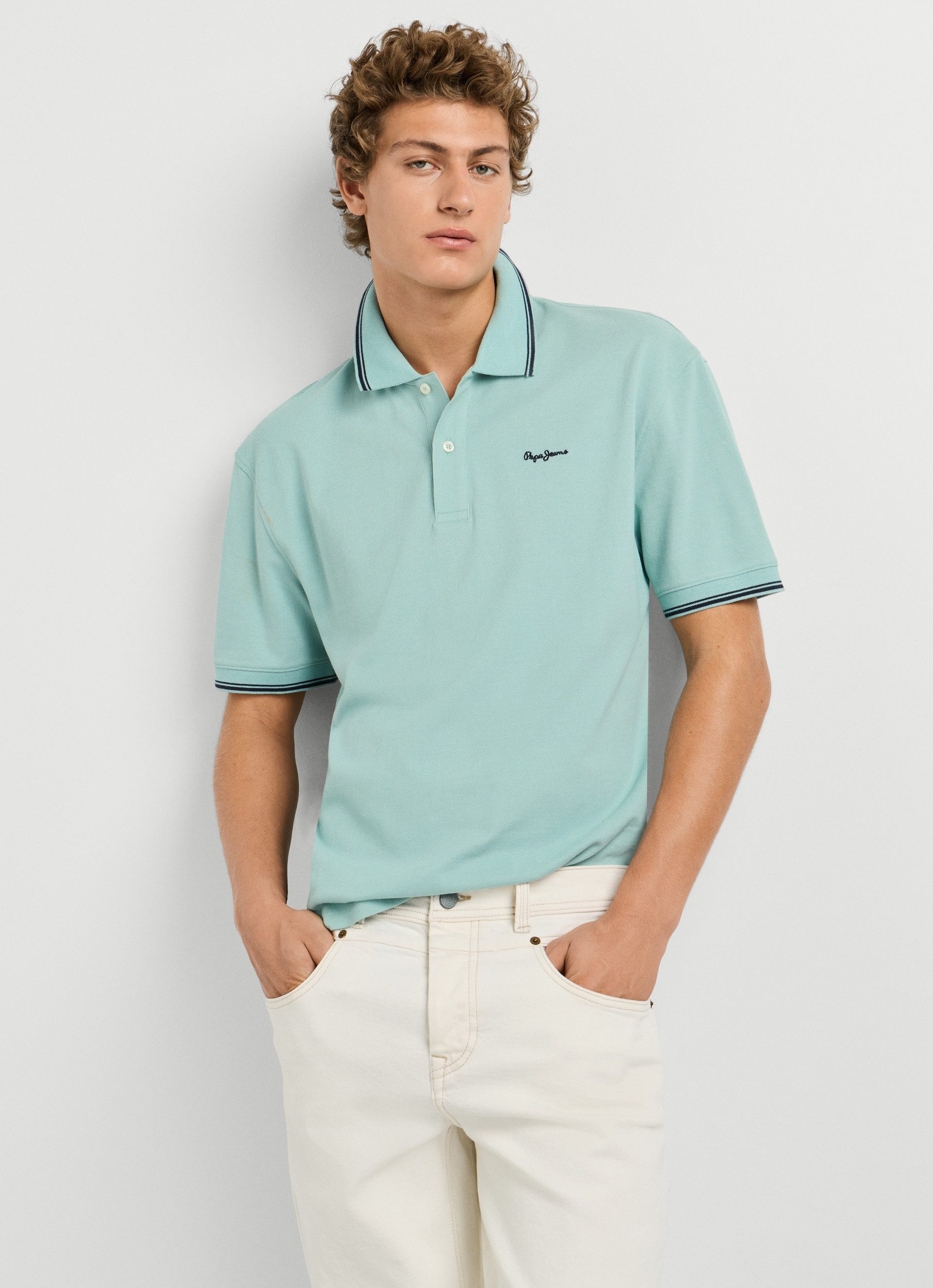 Pepe Jeans Poloshirt MATTHEW aus Baumwoll-Piqué