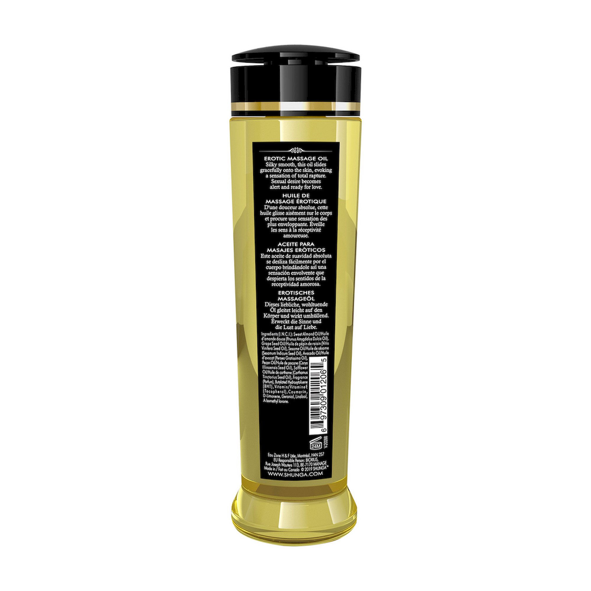 SHUNGA Gleit- und Massagegel Shunga - Erotisches Massageöl - Lavendel - 8 fl oz / 240 ml