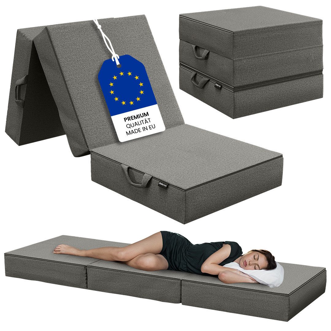 Klappmatratze Lomme, Bellamio, 15 cm hoch, (Gästematratze mit Tragegriffen, günstig online kaufen