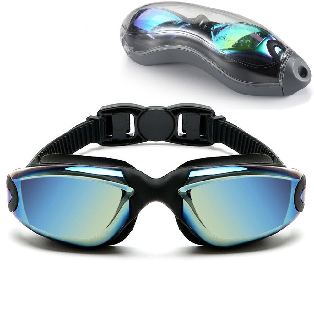 Fanci Home Nasenaufsatz), Silikon Tauchbrille, Wasserdicht Antibeschlag Schwimmbrille Schwimmbrille Brillenetui weicher Brillengläser Nasenbrücke (UV-Schutz Schutzhülle mit