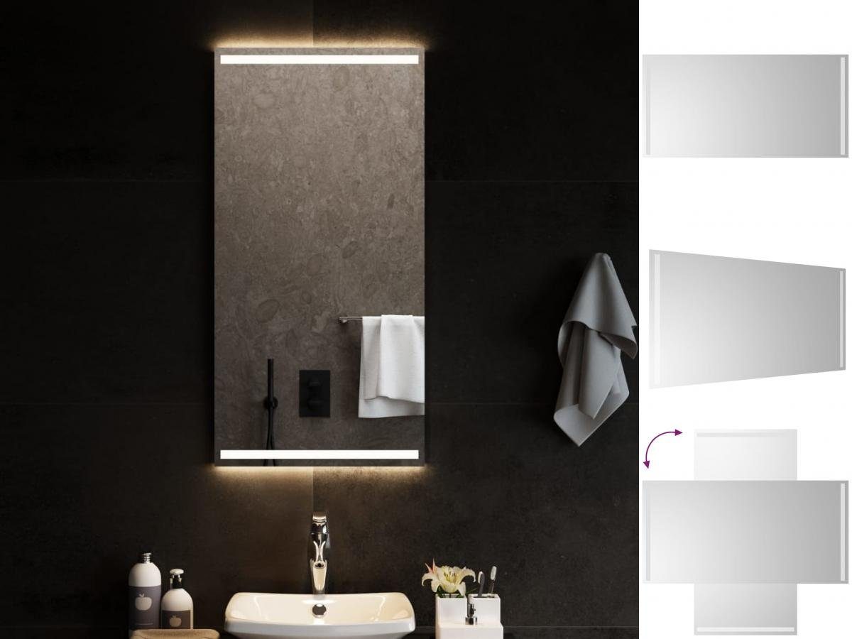 vidaXL Spiegel LED Badspiegel 50x100 cm Spiegel mit Beleuchtung Badezimmer