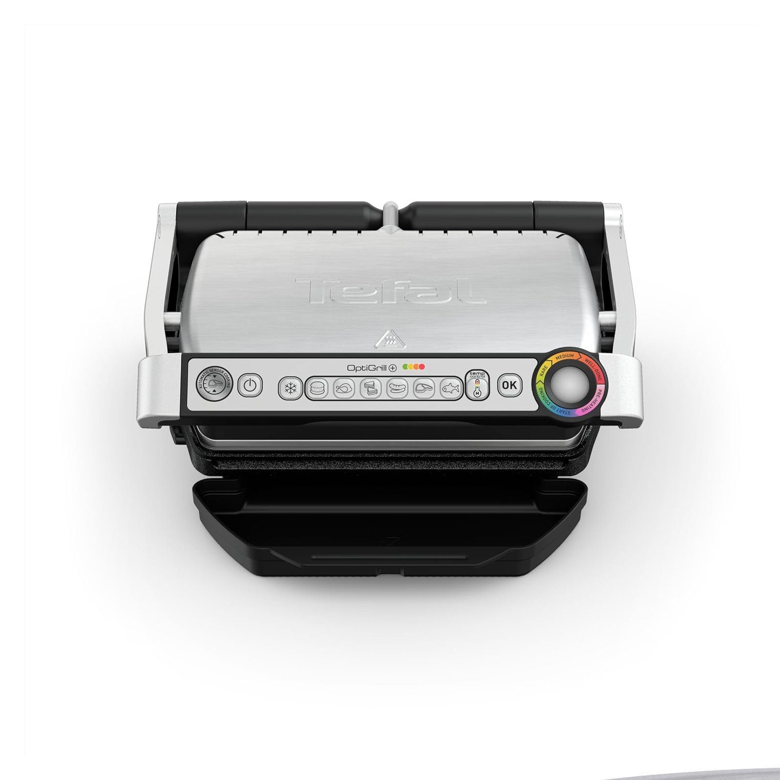 Tefal Kontaktgrill GC 712 D, Auto-Off Funktion, 2000 Watt, 6 Voreingestellte Grillprogramme
