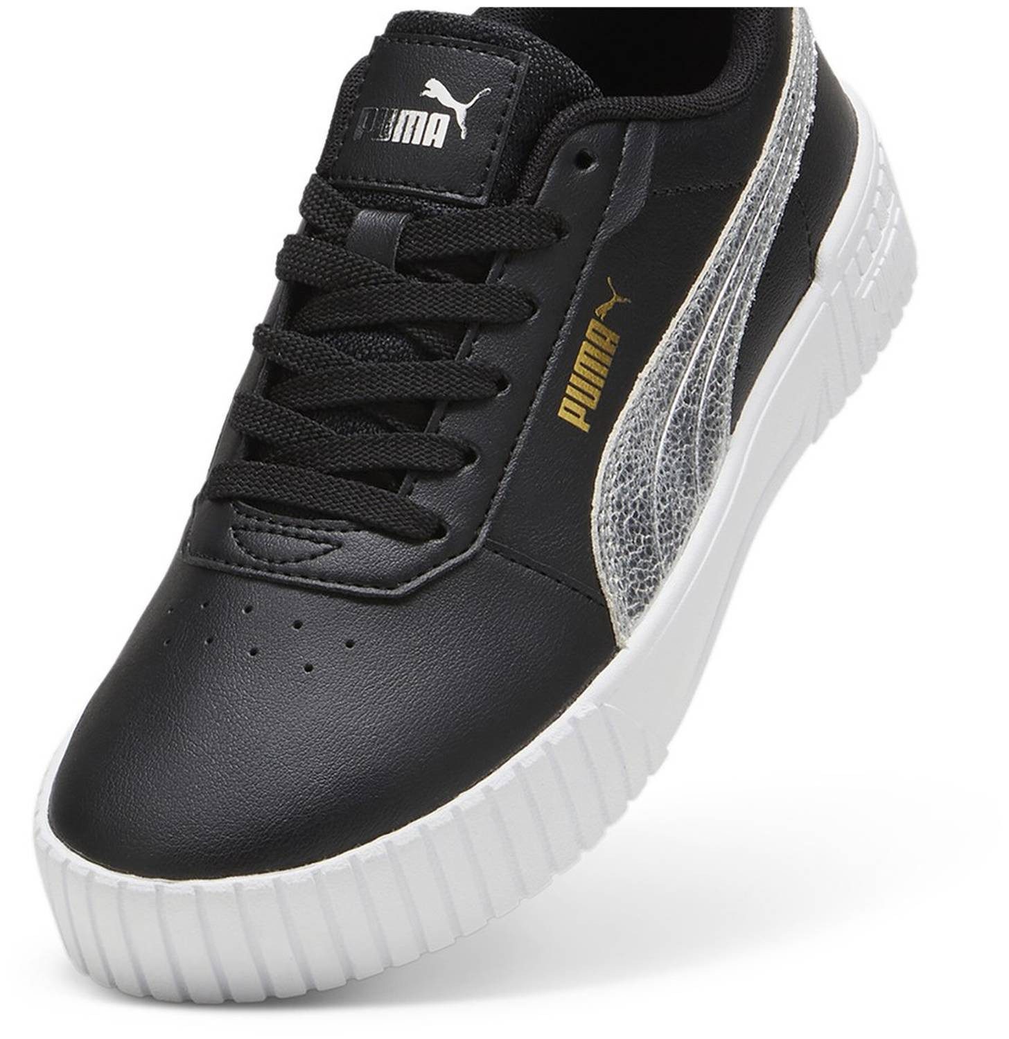 PUMA Puma Carina 2.0 Metallic Shine Black Silver Gold Sneaker