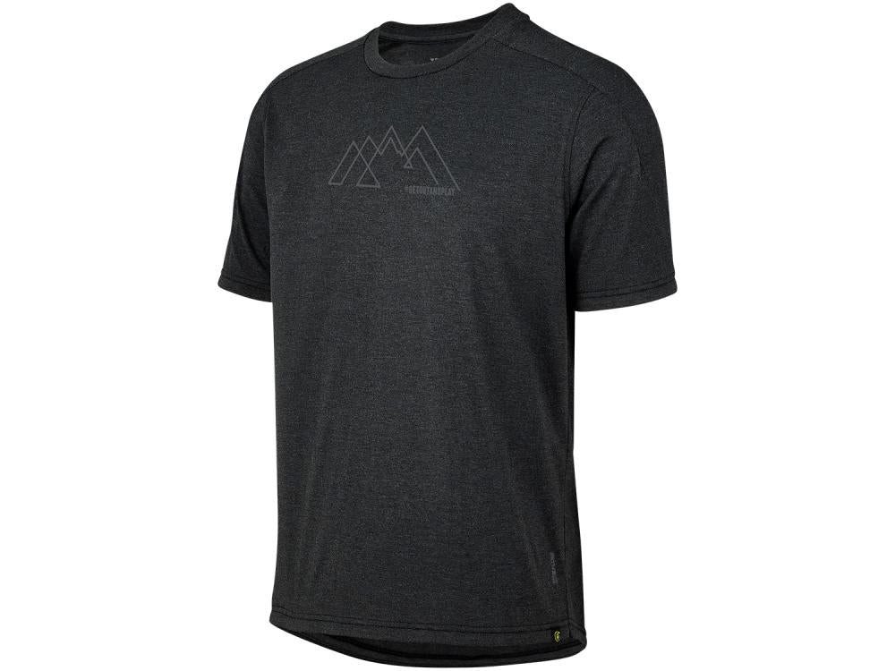 Funktionsshirt iXS Flow Tech Tee Mnt Graphic S/S, black, S