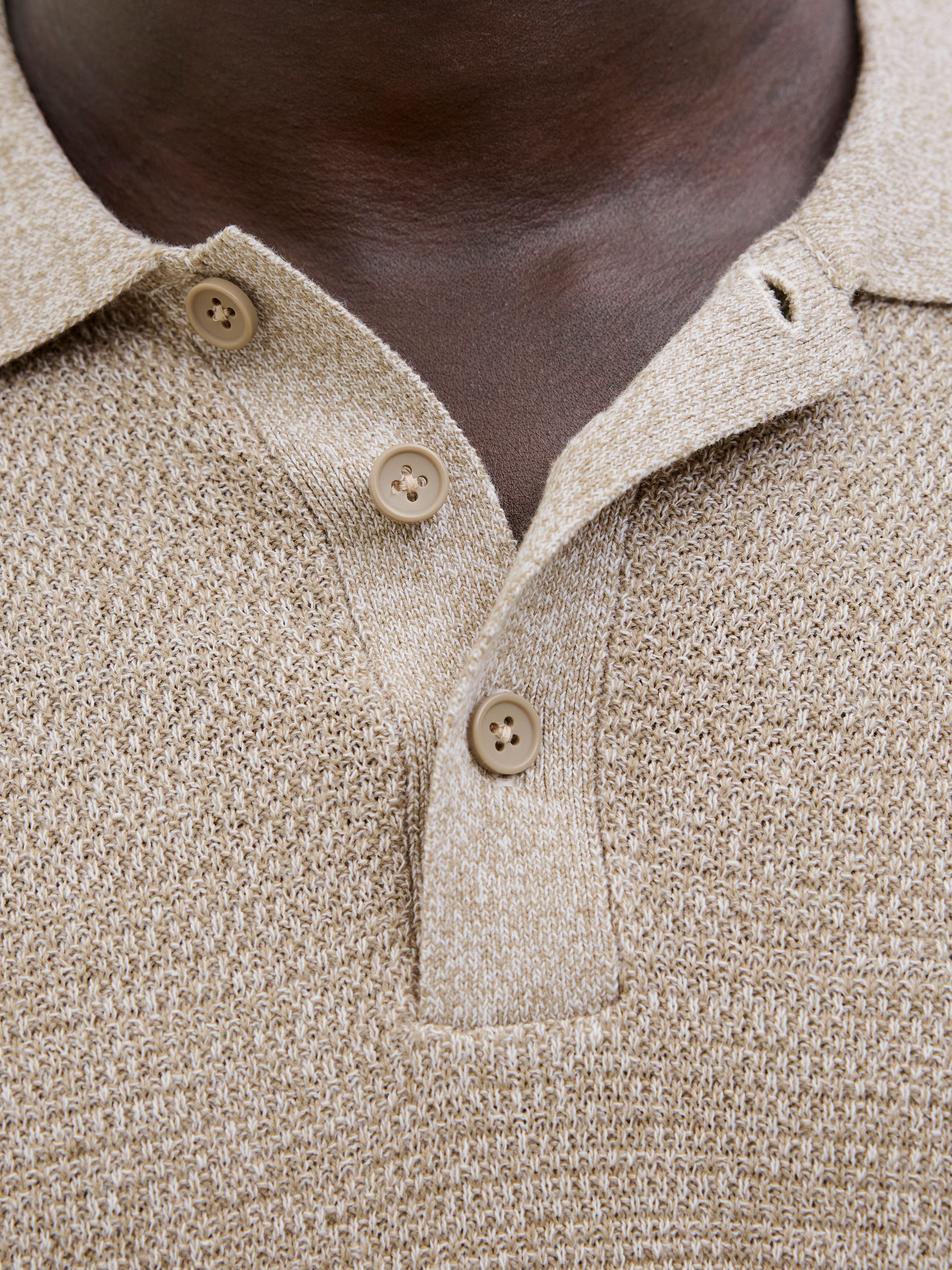 Jack & Jones Strickpullover JJEGEORGE KNIT POLO LS SN