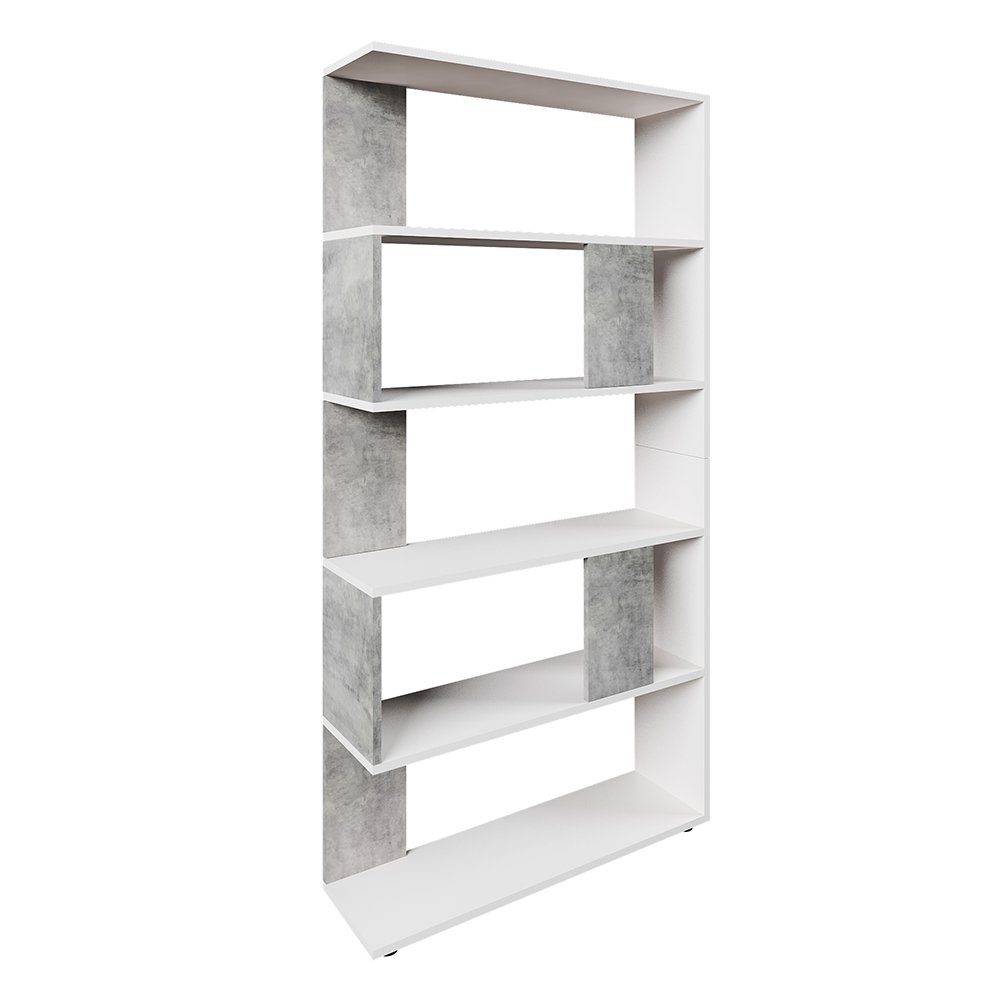 Vicco Raumteiler, Beton/Weiß, 80 x 162.6 cm, Freistehend günstig online kaufen