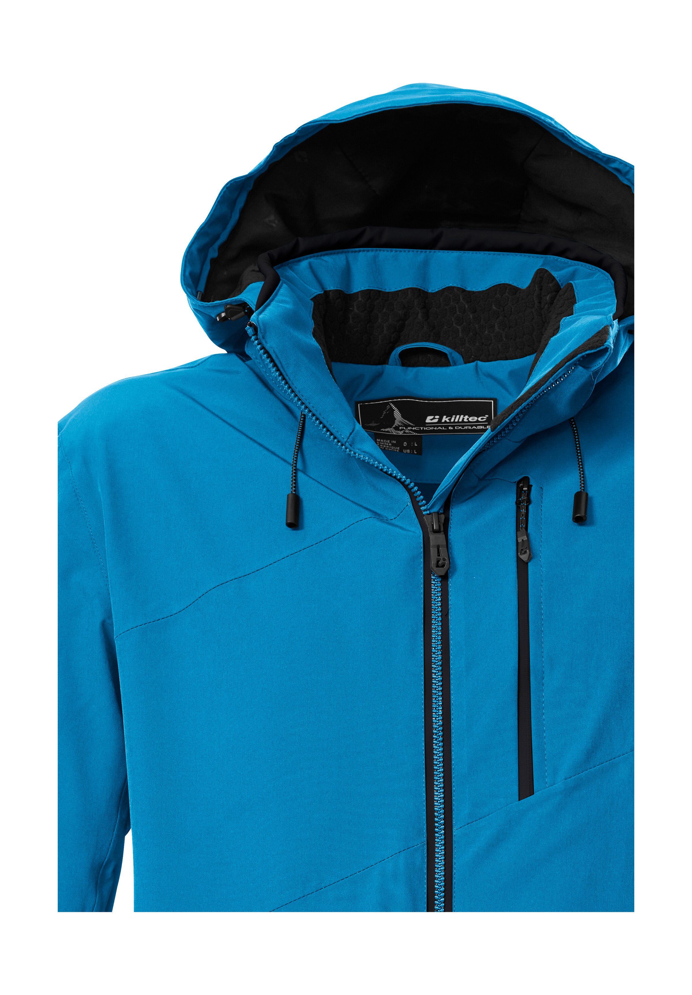 Killtec Skijacke KSW 24 MN SKI JCKT Atmungsaktive, wasser- u. winddichte Funktionsjacke, abnehmbare Kapuze