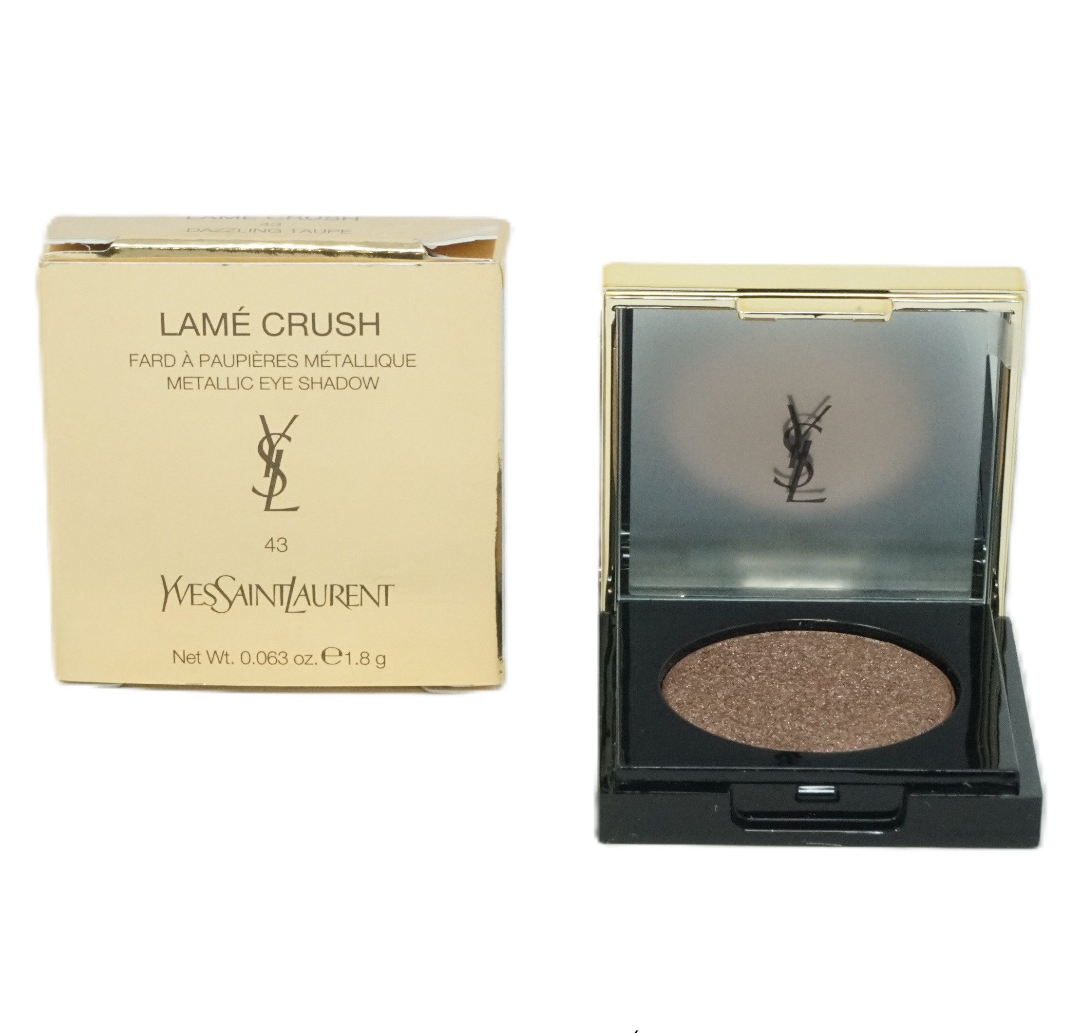 YVES SAINT LAURENT Lidschatten Yves Saint Laurent Lamé Lidschatten 1,8g Dazzling Taupe 43