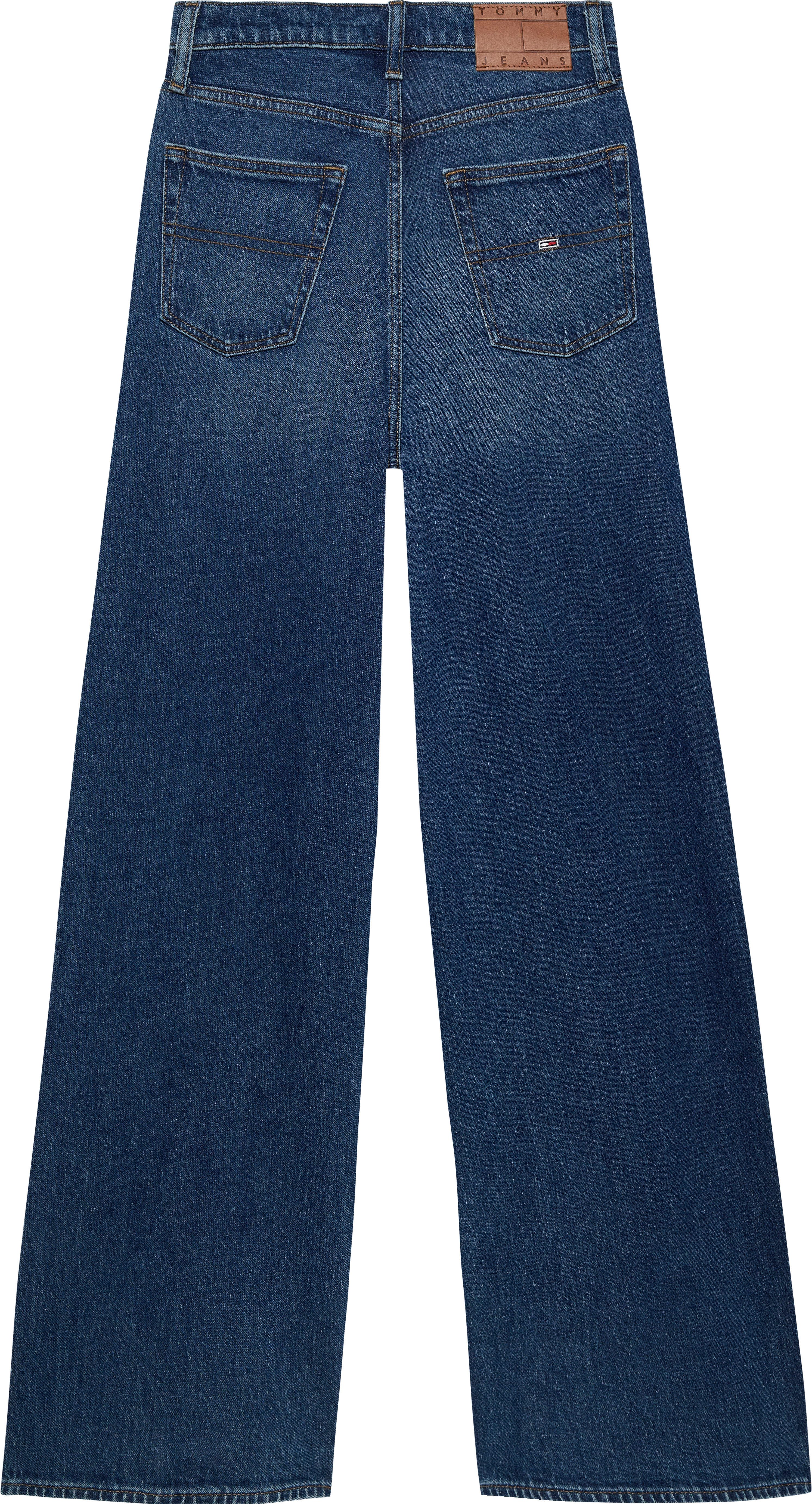 Tommy Jeans Weite Jeans Claire High Rise mit Logo-Badge günstig online kaufen