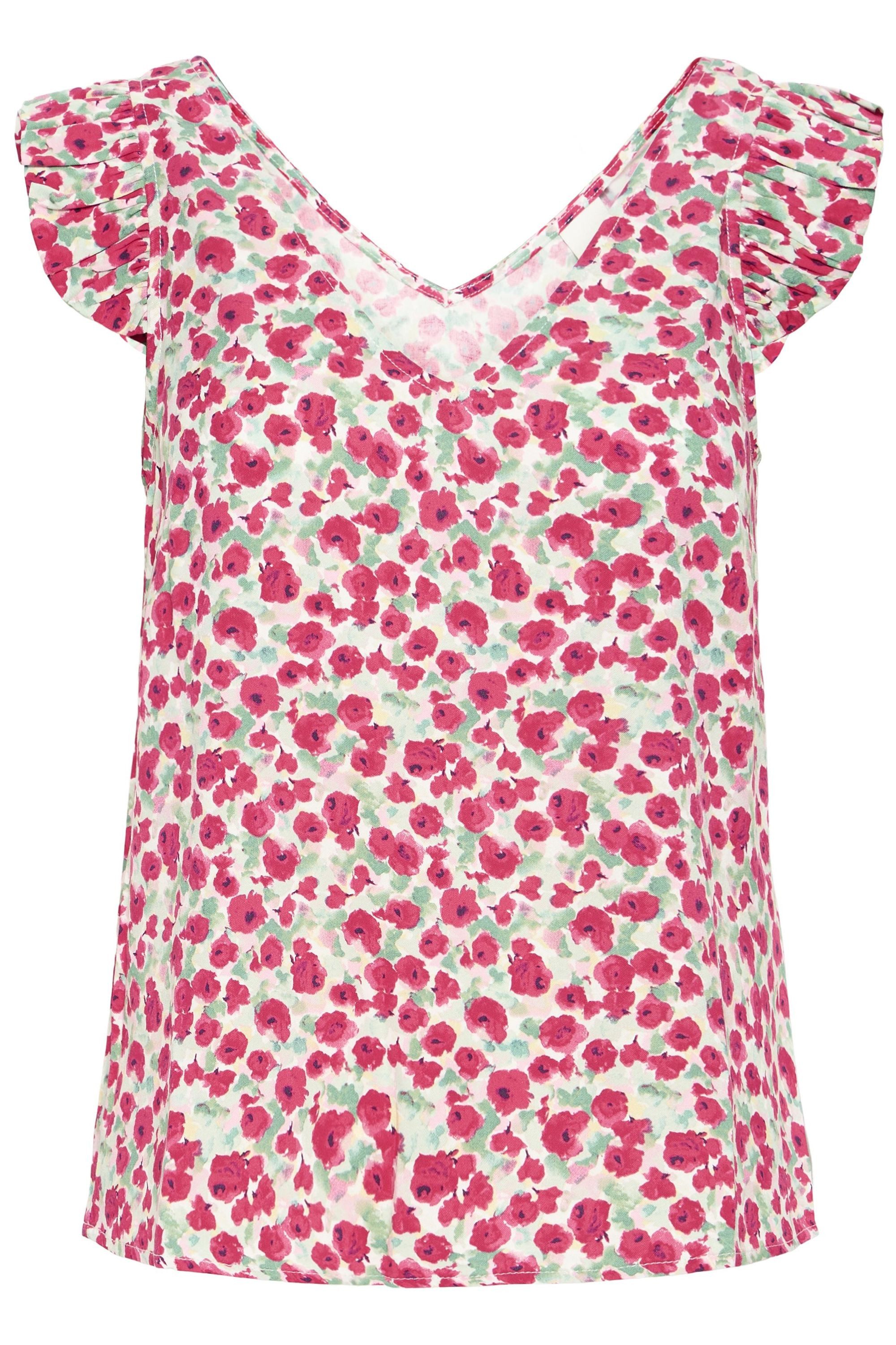 Ichi Shirttop IHAYA gemustertes Top mit günstig online kaufen
