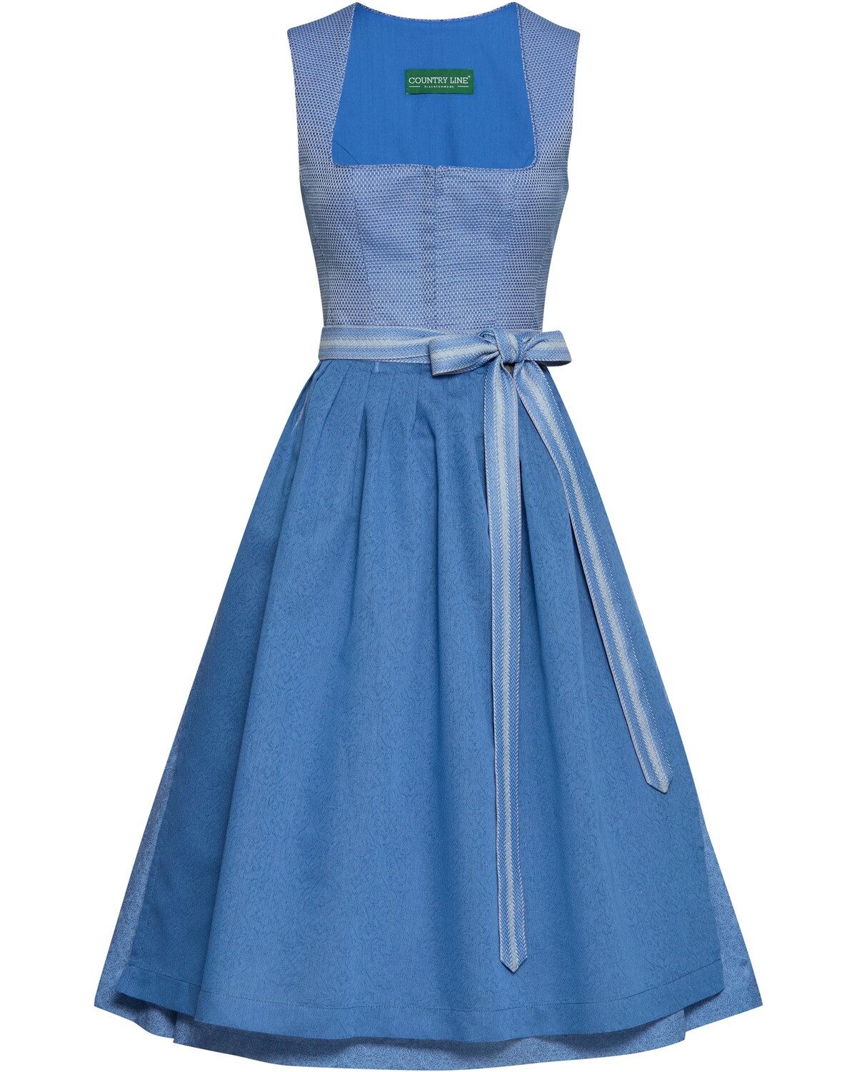 Country Line Dirndl Midi-Dirndl mit Jacquard-Mieder