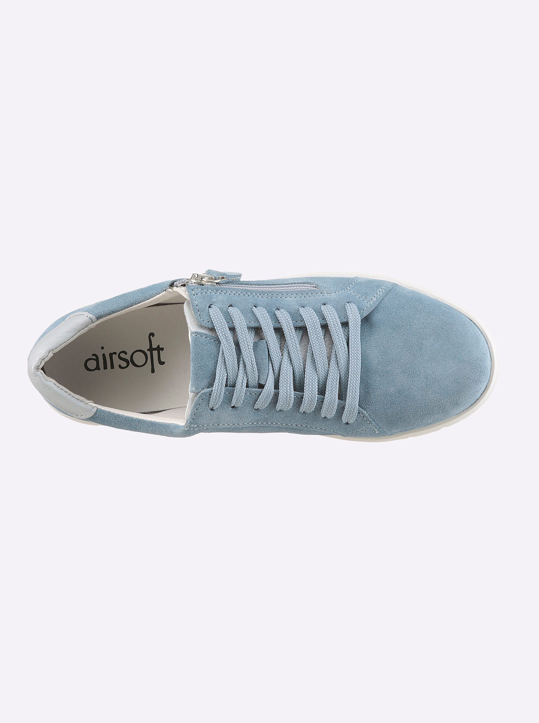 airsoft modern+ Sneaker Sneaker Antirutschsohle, für orthopädische Einlagen, Wechselfußbett