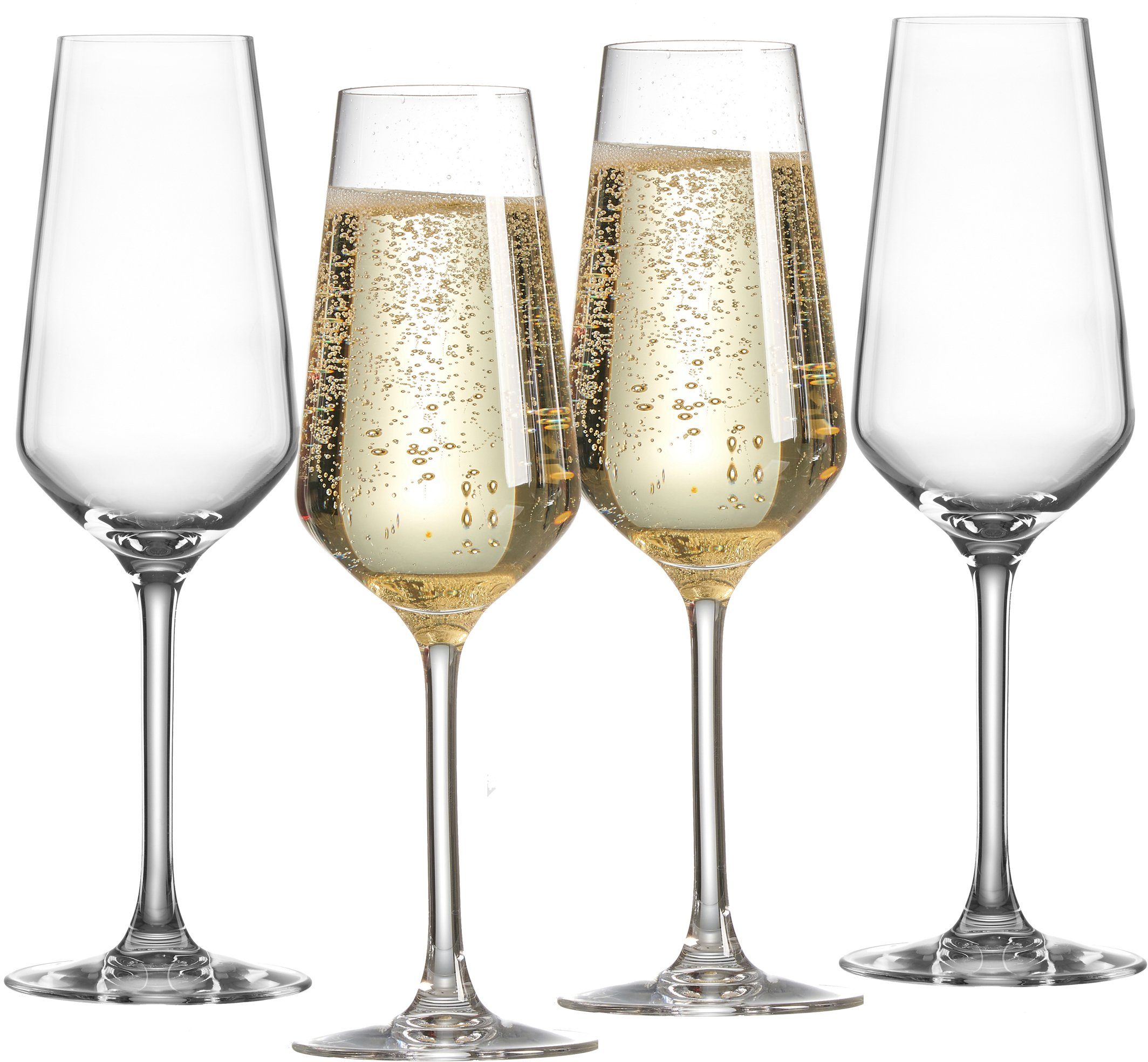 Ritzenhoff & Breker Sektglas Mambo, 4-tlg., Kristallglas, 4-teilig, 230 ml