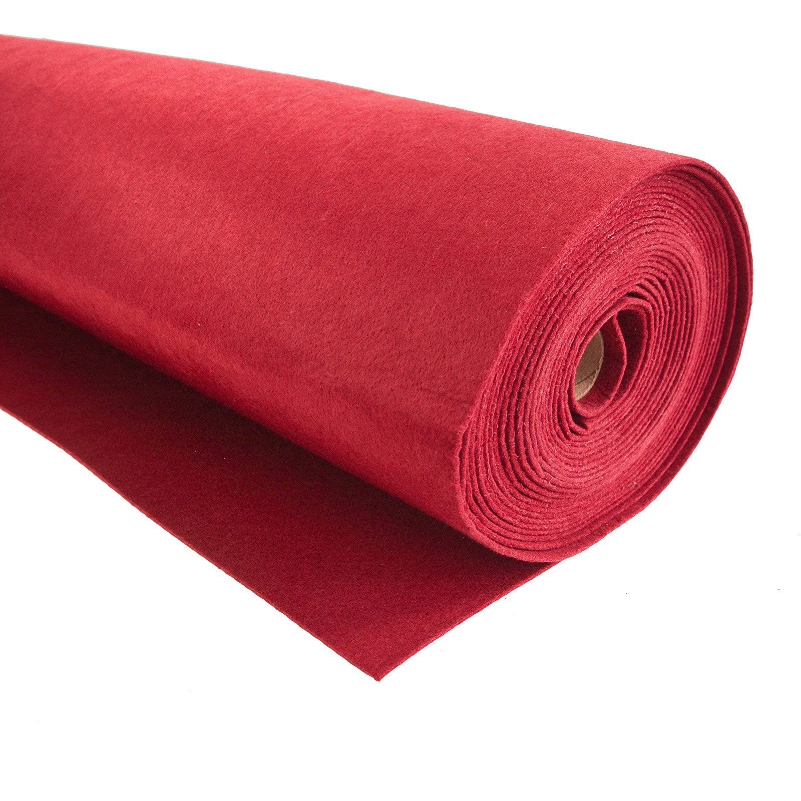 maDDma Stoff Bastelfilz Meterware Filz 100x90cmx3mm Dekofilz Filzstoff, dunkelrot