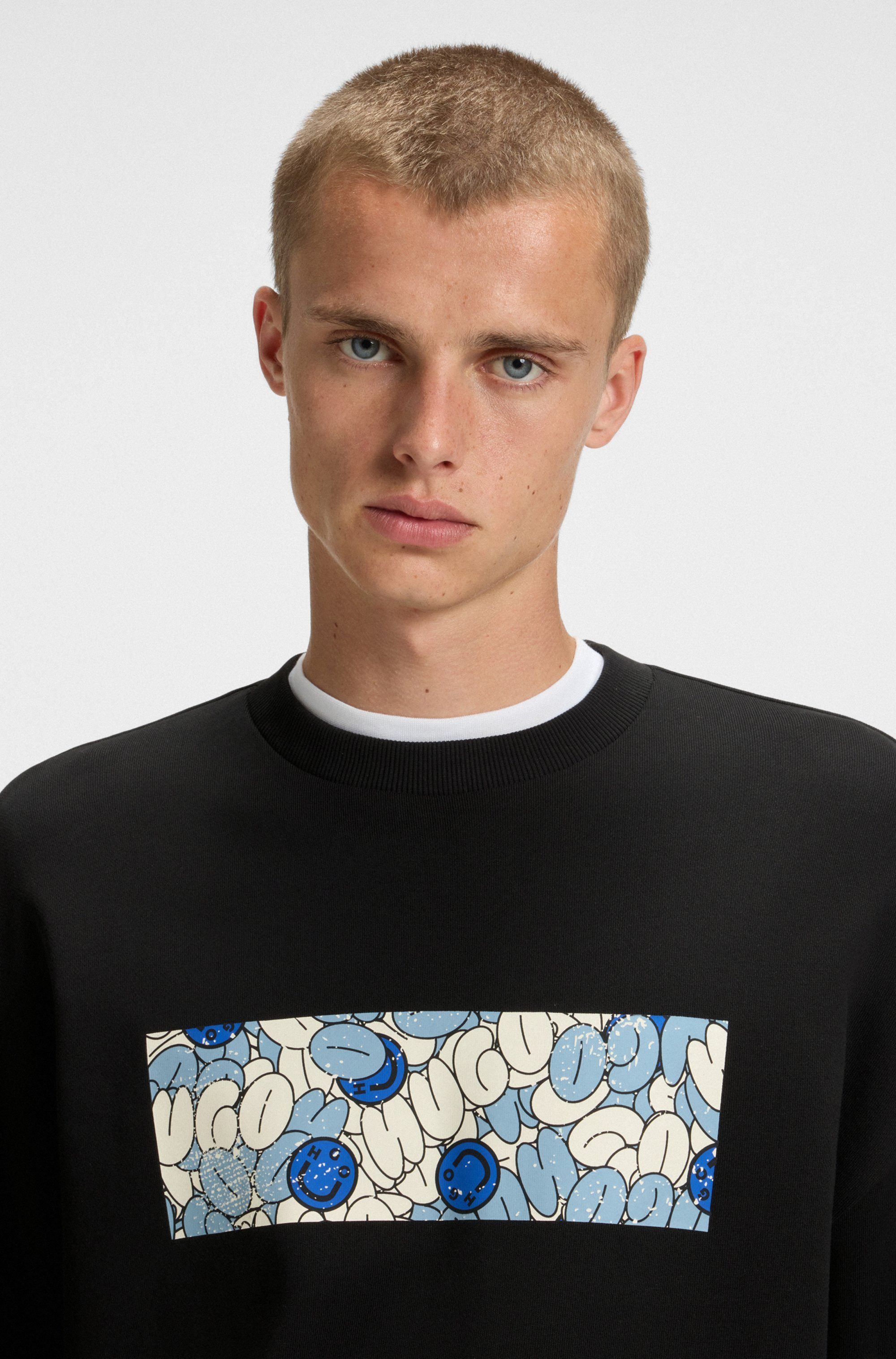 HUGO Blue Sweatshirt Neprix günstig online kaufen
