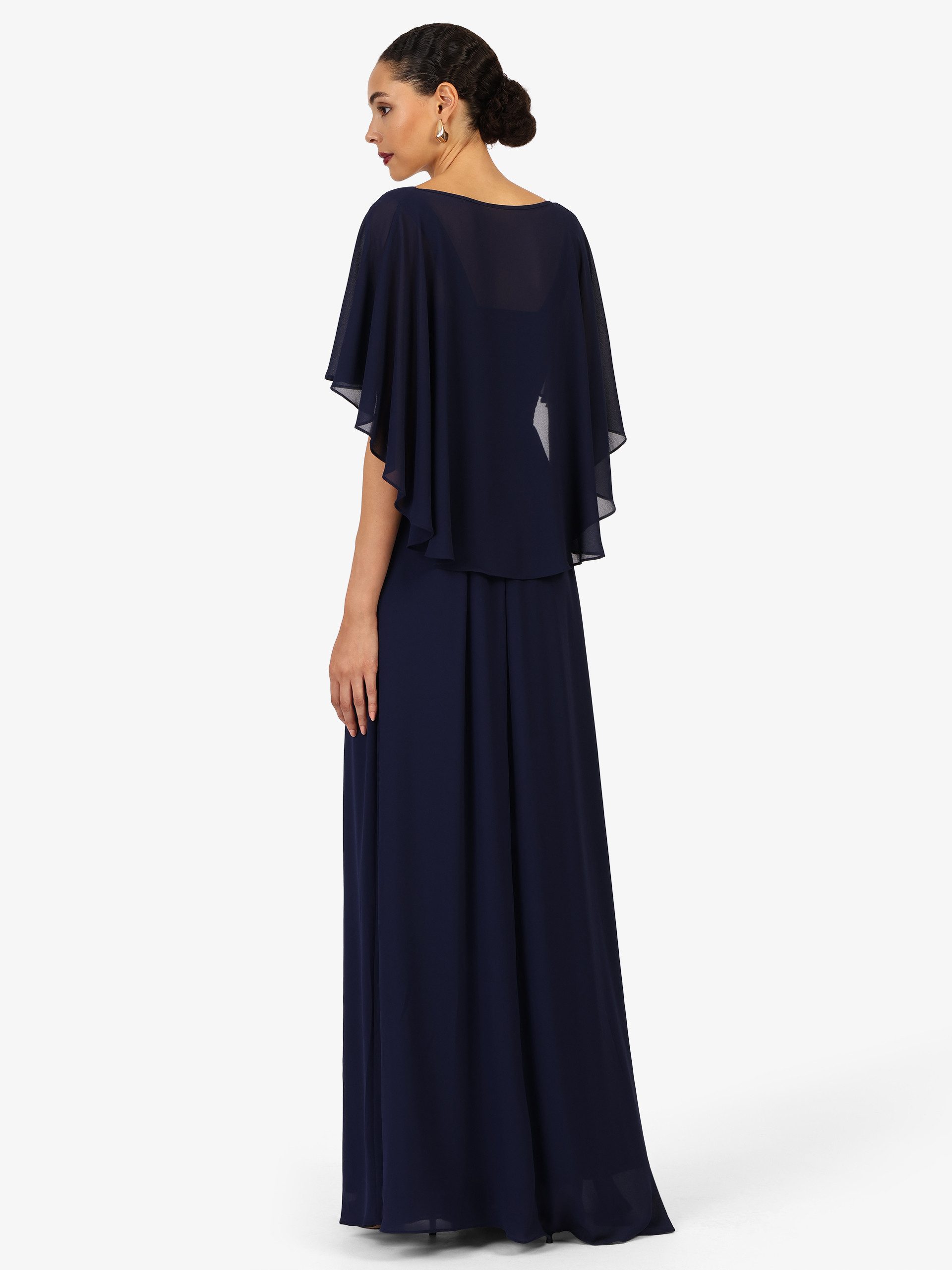 Kraimod Abendkleid mit Flügelärmeln & Falten-Top