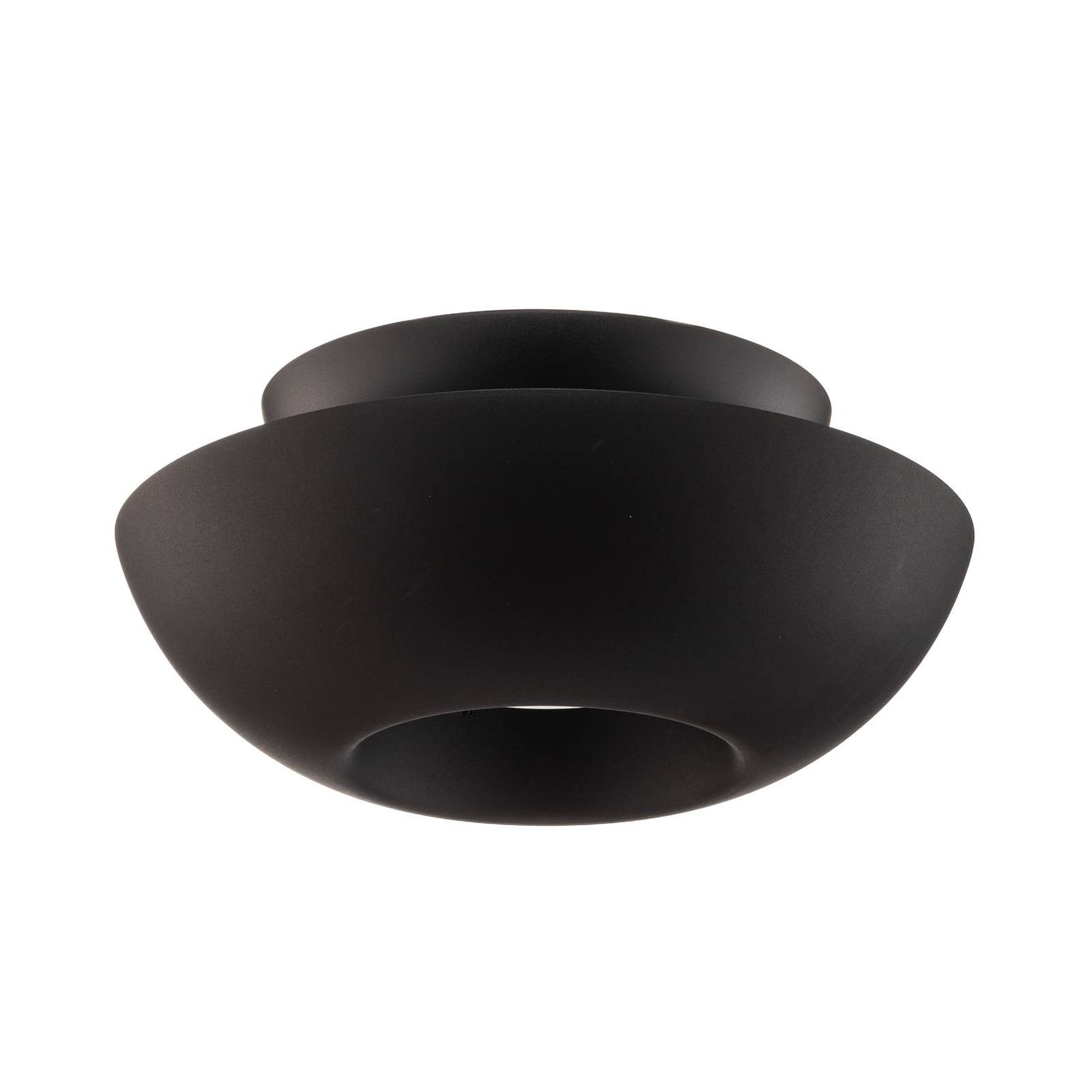 Lucande Deckenleuchten Kellina, Metall, Schwarz IP20, 1 x 60 W