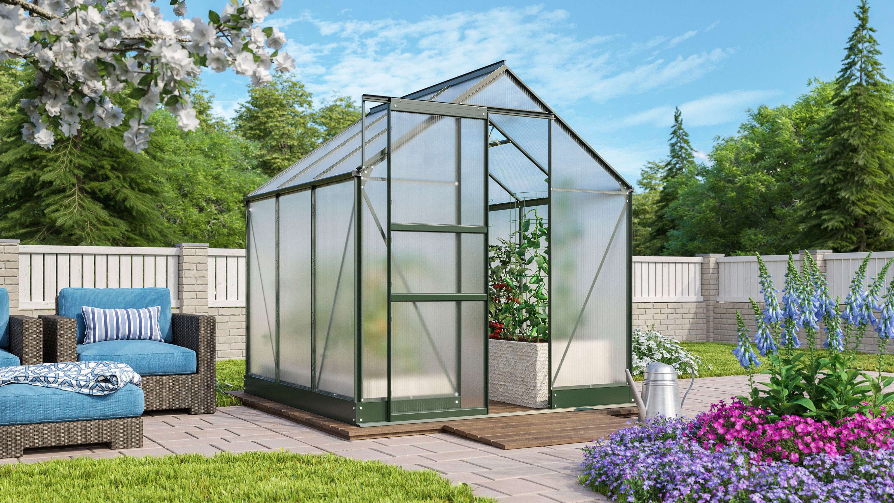 Vitavia Gewächshaus Apollo 3800, BxTxH:...