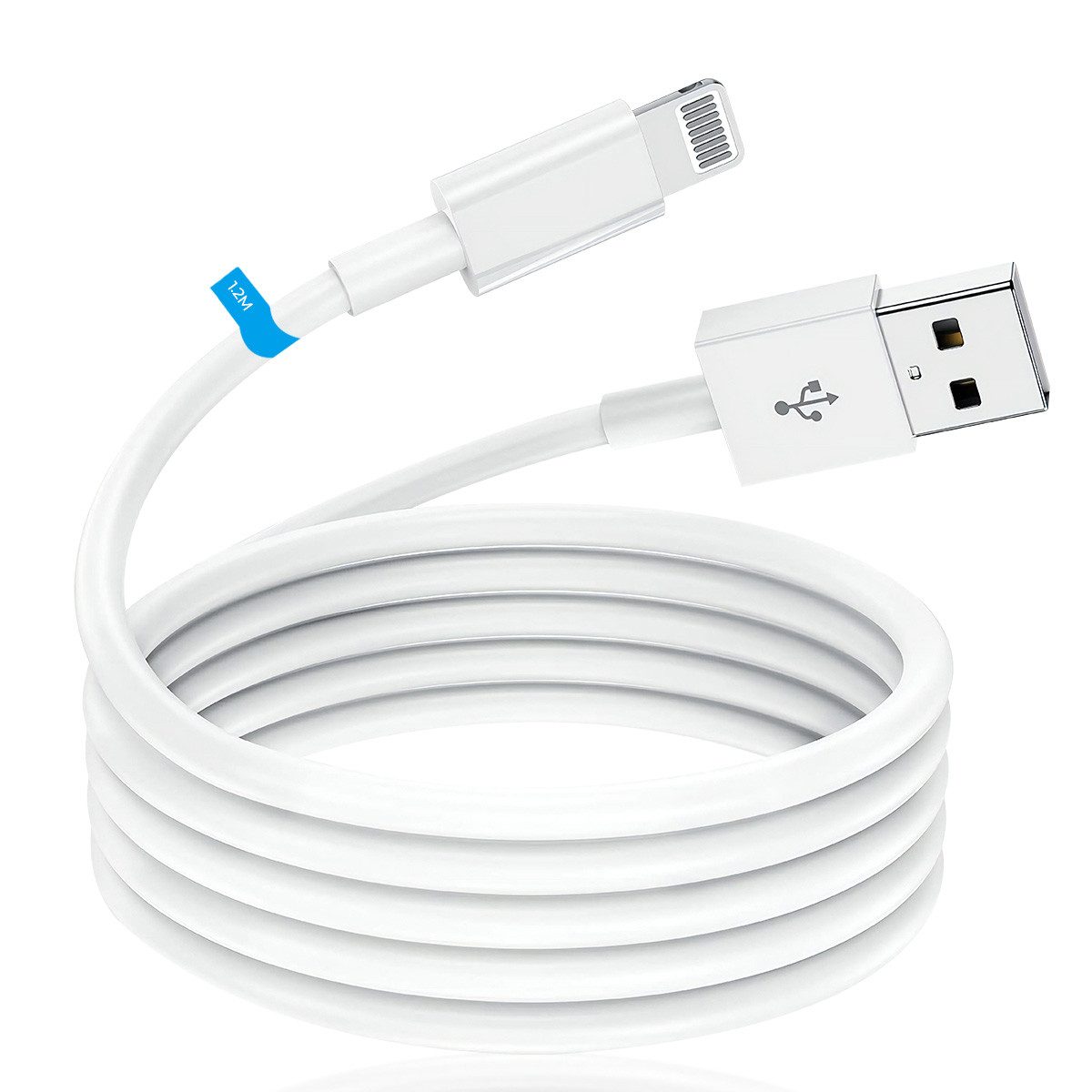 Woyax Ladekabel für iPhone 5 6 6S 7 8 X XR XS Max Plus Datenkabel 1.2m Smartphone-Kabel