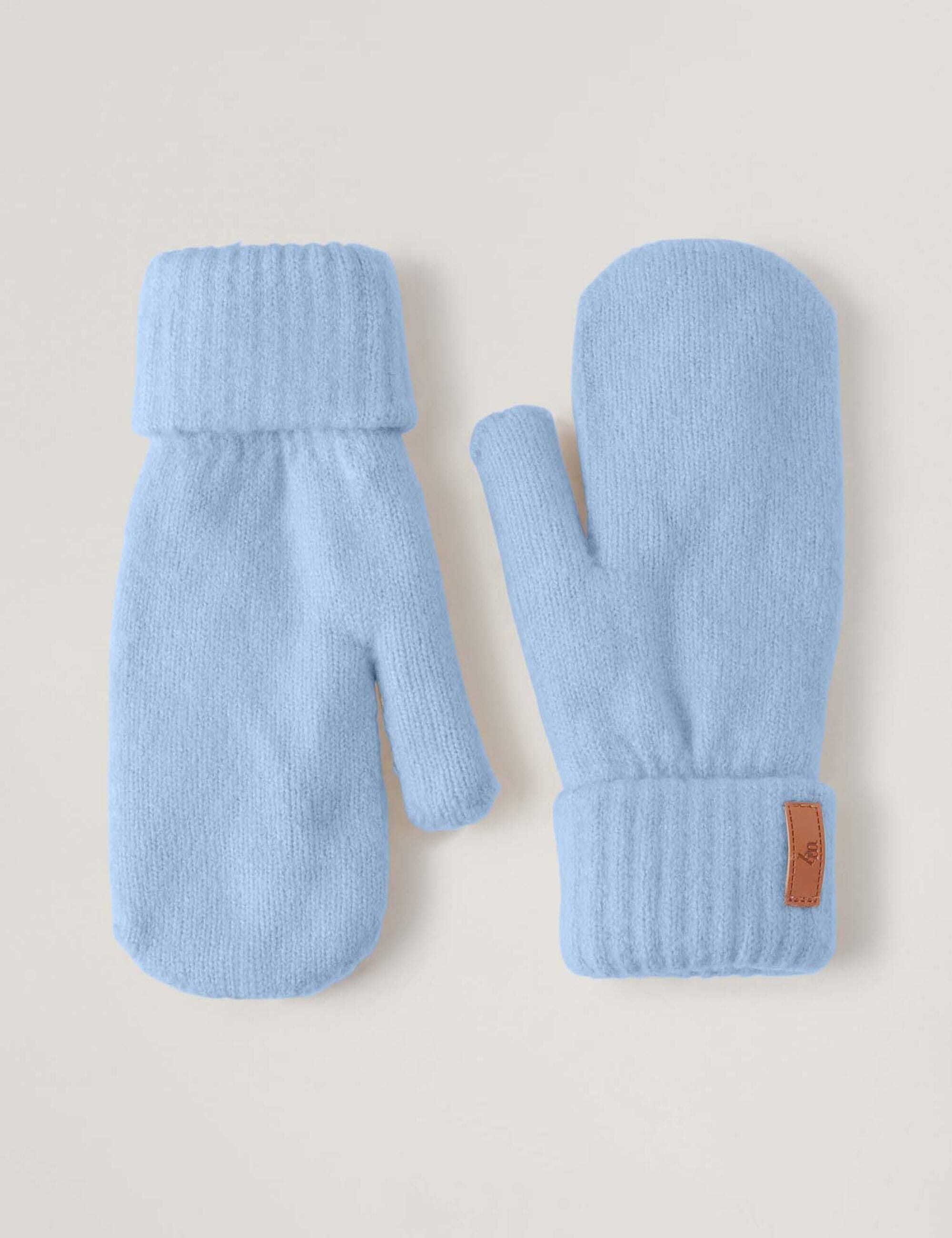 BabyMocs Handschuhe blau Fäustlinge