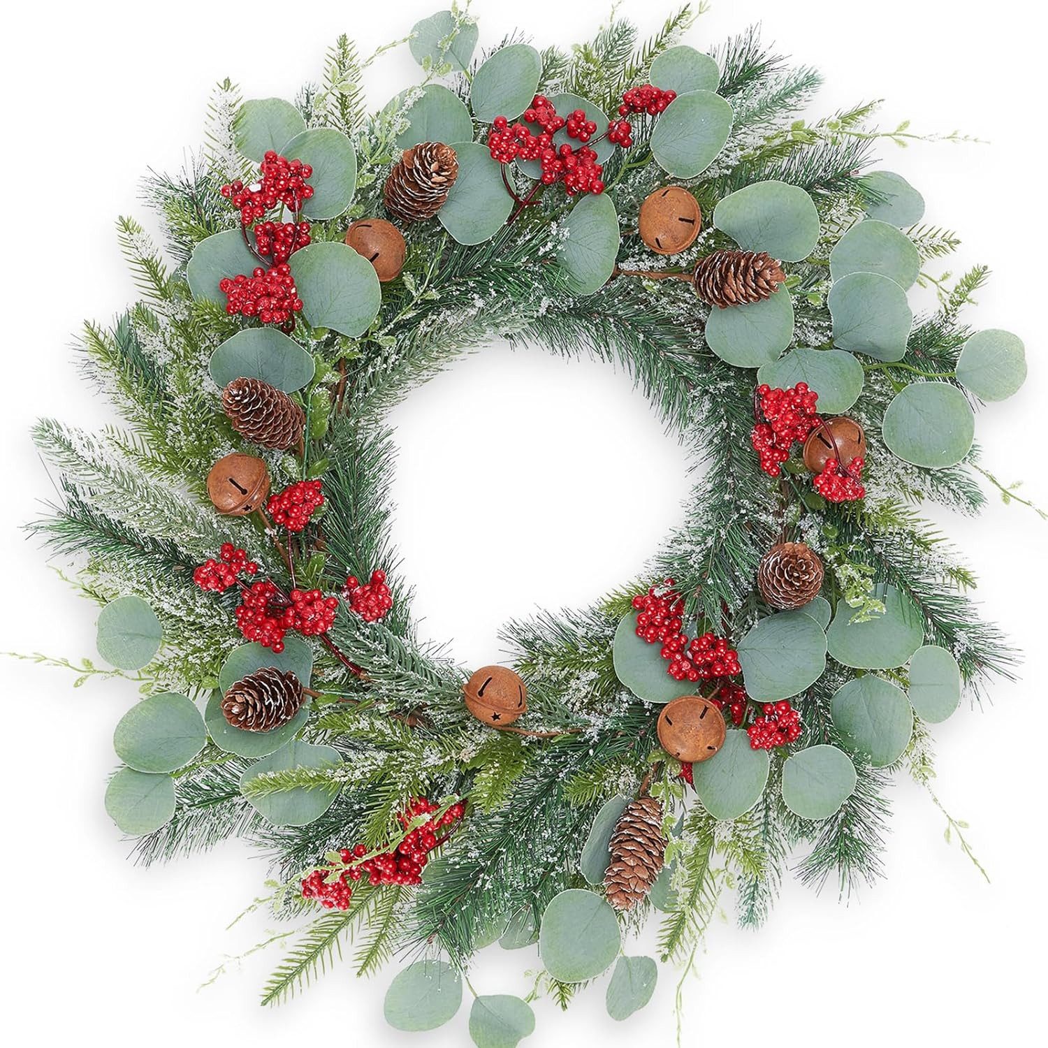 Adventskranz Weihnachtskranz Türkranz Tannenkranz Adventskranz Dekoration 60cm