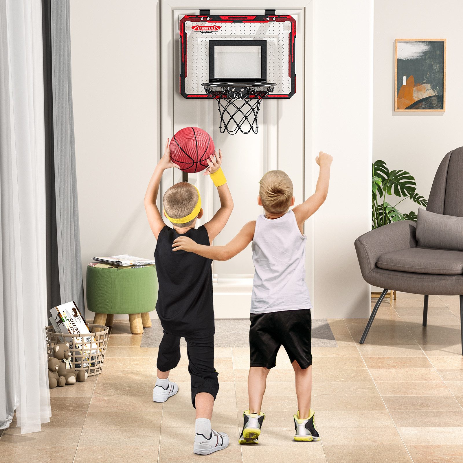 TEMI Wasserspieltisch Mini Indoor Basketballkorb für günstig online kaufen
