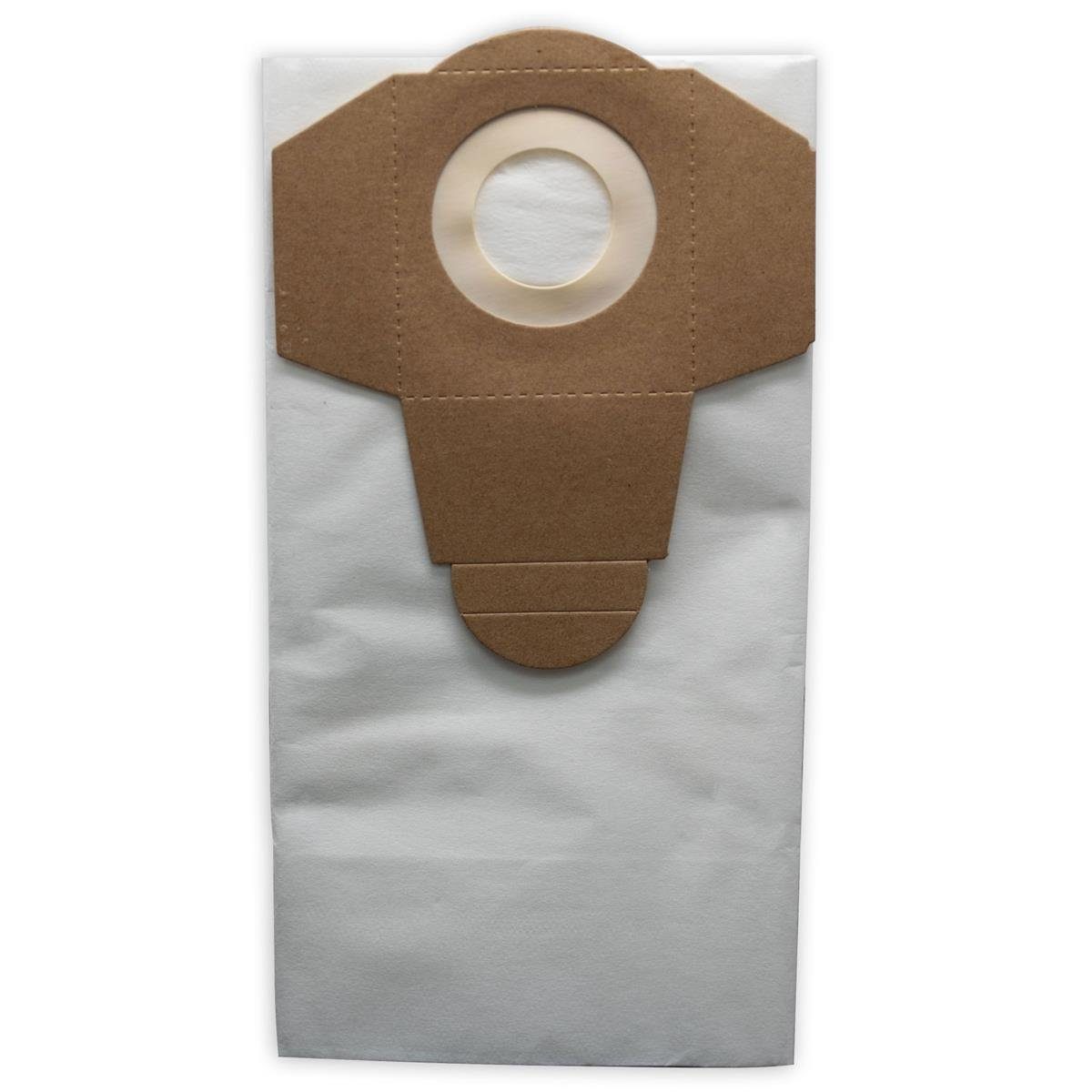 FixedByU Kärcher passend 10er Pack weiß für 20 Liter, Feinstaubfilterbeutel Staubsaugerbeutel