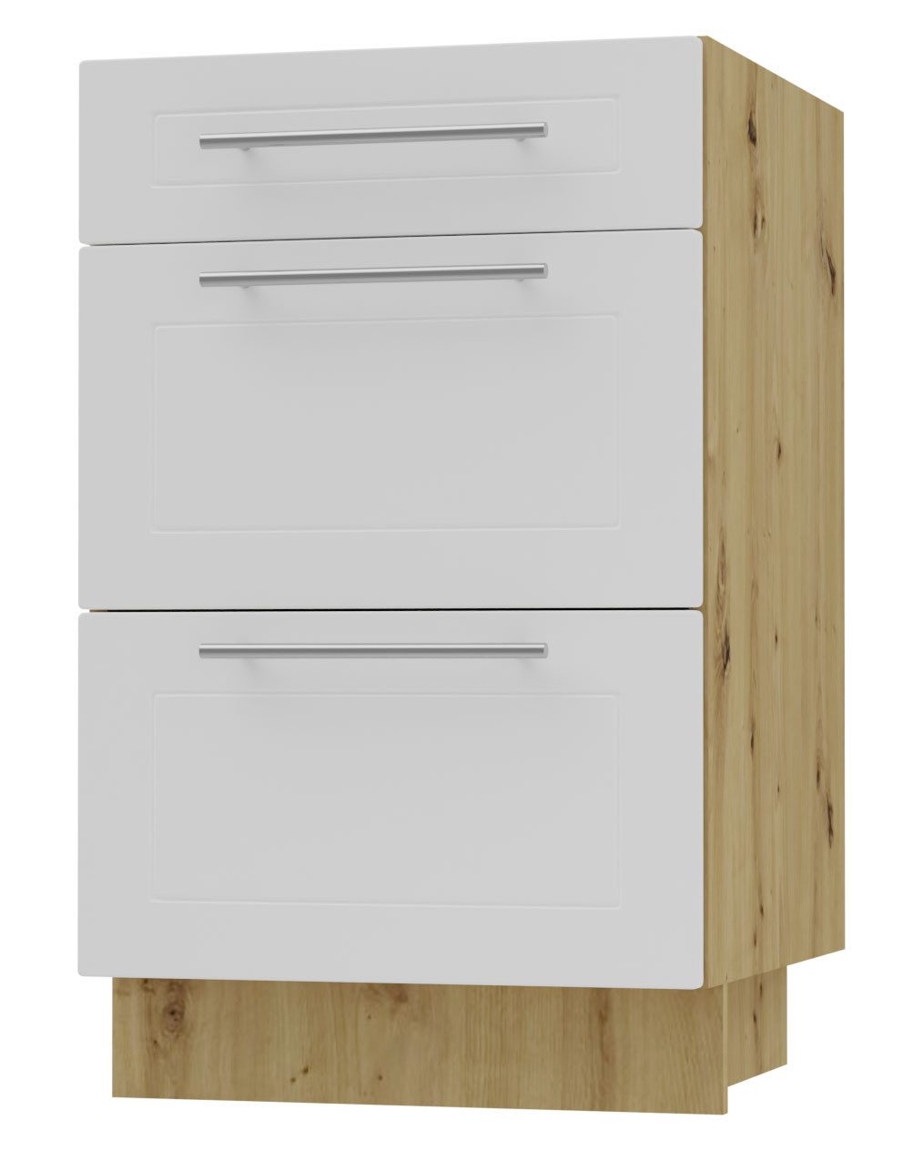 weiß matt | Korpus: eiche artisan