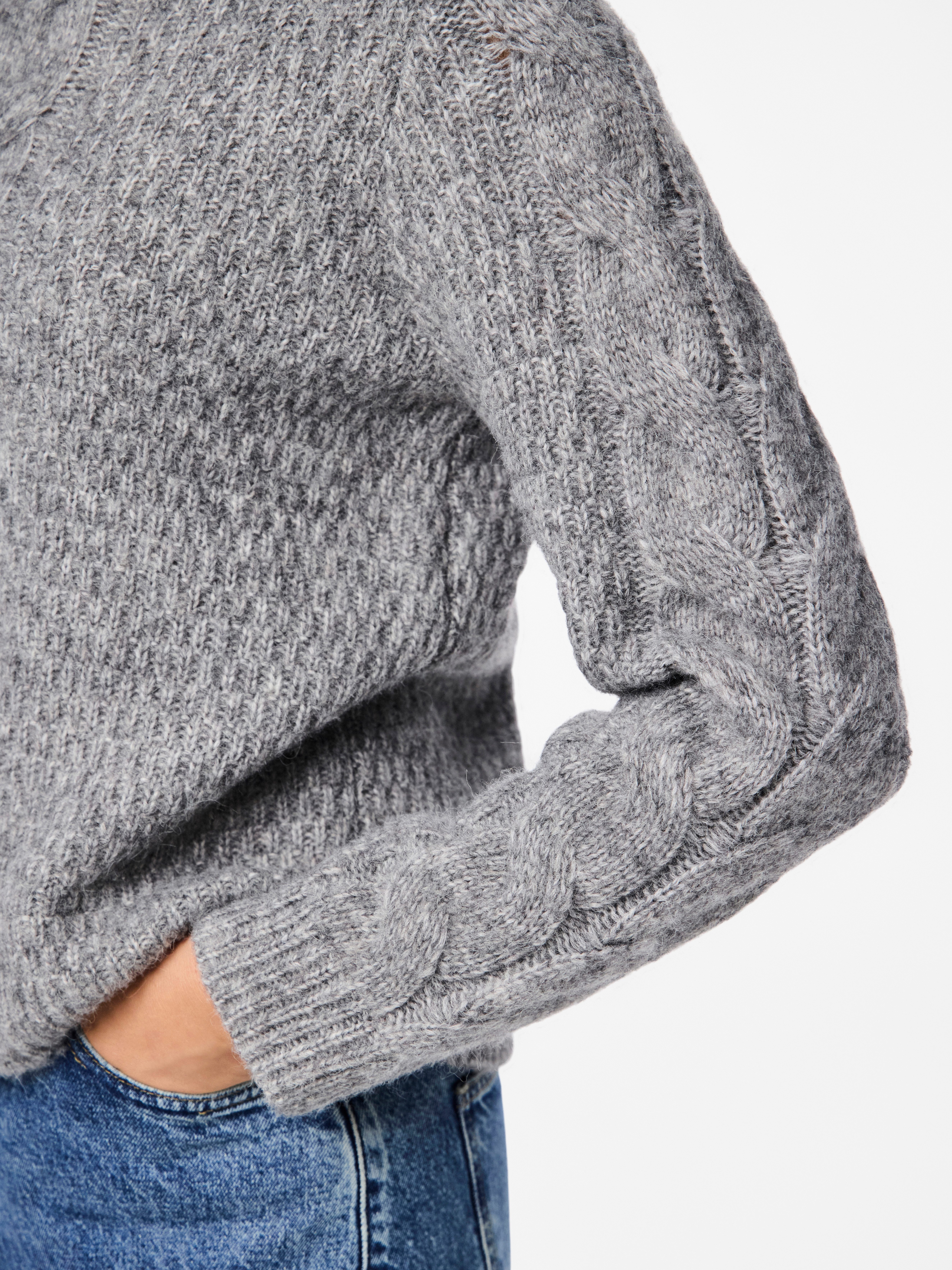pieces Strickpullover PCNINA LS O-NECK KNIT günstig online kaufen