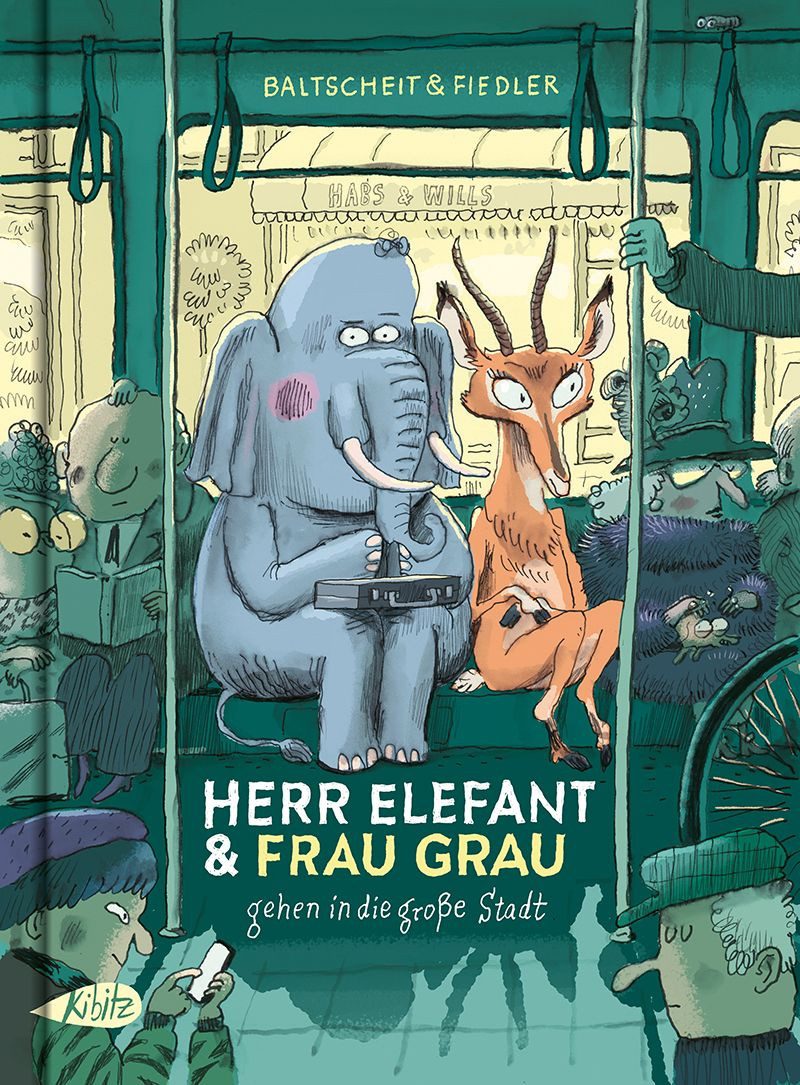 Herr Elefant und Frau Grau gehen in die große Stadt / Martin Baltscheit