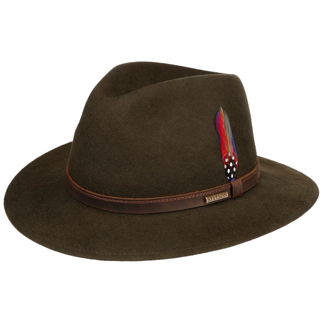 Stetson Filzhut (1-St) Wollfilzhut mit Lederband, Made in the EU