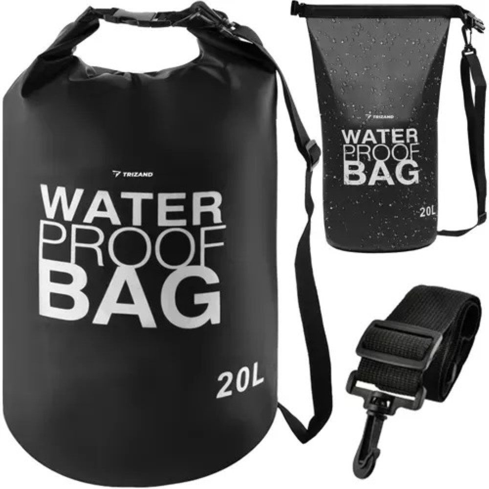 Trizand Drybag AquaShield 20L: Die ultimative wasserdichte Tasche Drybag (Wasserdichte Drybag Tasche Set, 20L Drybag Wasserdichte Tasche), Wasserdichtes PVC-Material, strapazierfähig