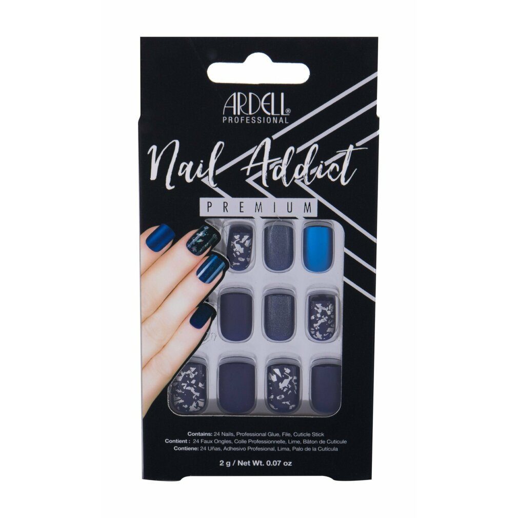 ARDELL Kunstfingernägel Ardell Nail Addict Matte Blue False Nails