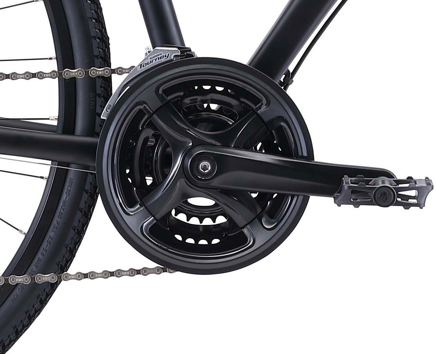 Shimano Traverse Fitnessbike 1.7 Gang Bikes Schaltwerk, FUJI Kettenschaltung ST, 21 Tourney