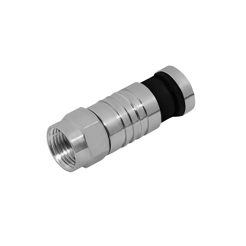 ARLI Crimpzange ARLI Kompressionszange mit F Kompressionsstecker 7 - 7,5 mm, 20-tlg., und Abisolierer TV Sat Antennen Kabel Koaxialkabel Stecker – Bild 5 von 5
