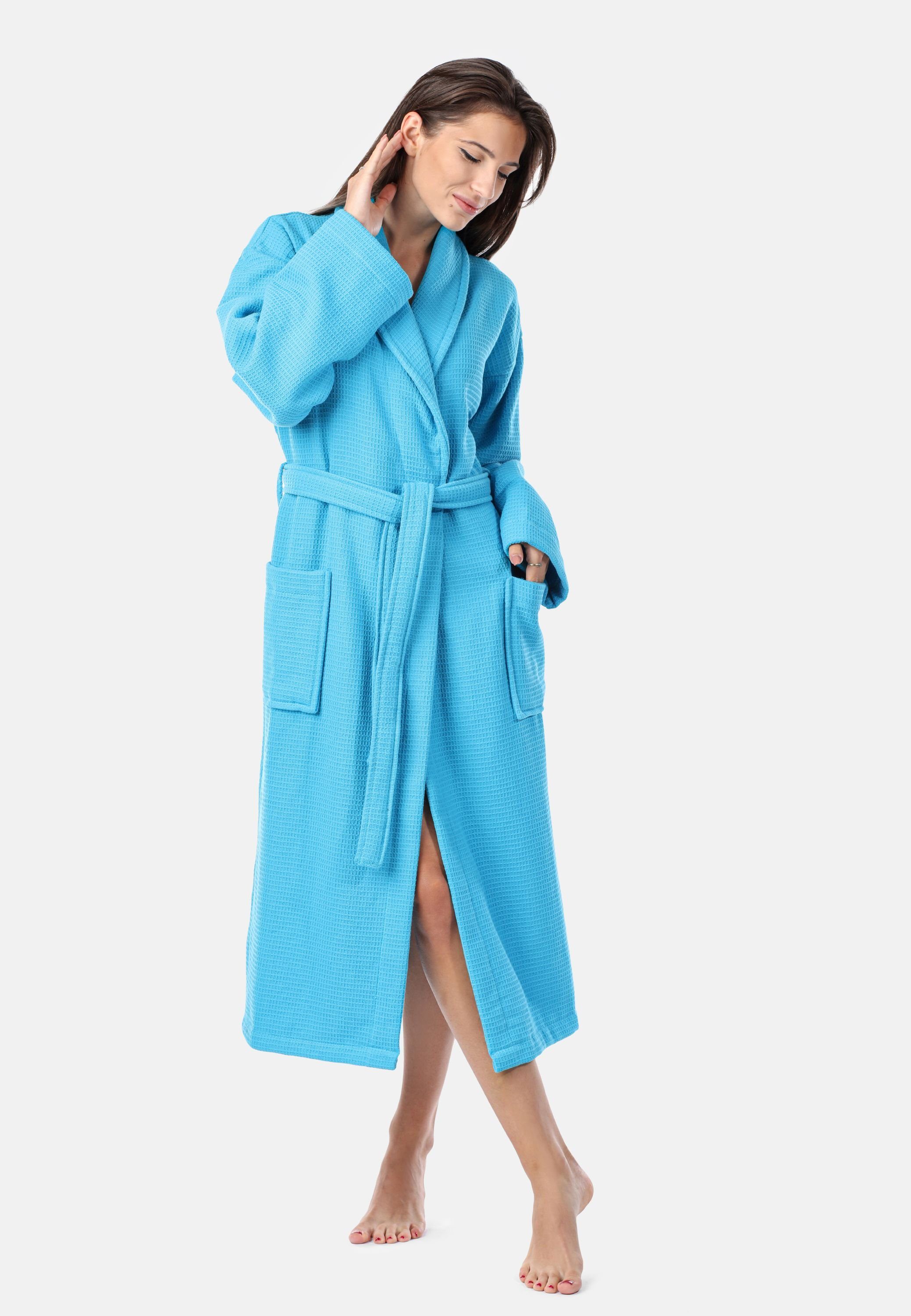 Ladeheid Bademantel Damen Waffelpiqué Bademantel - günstig online kaufen