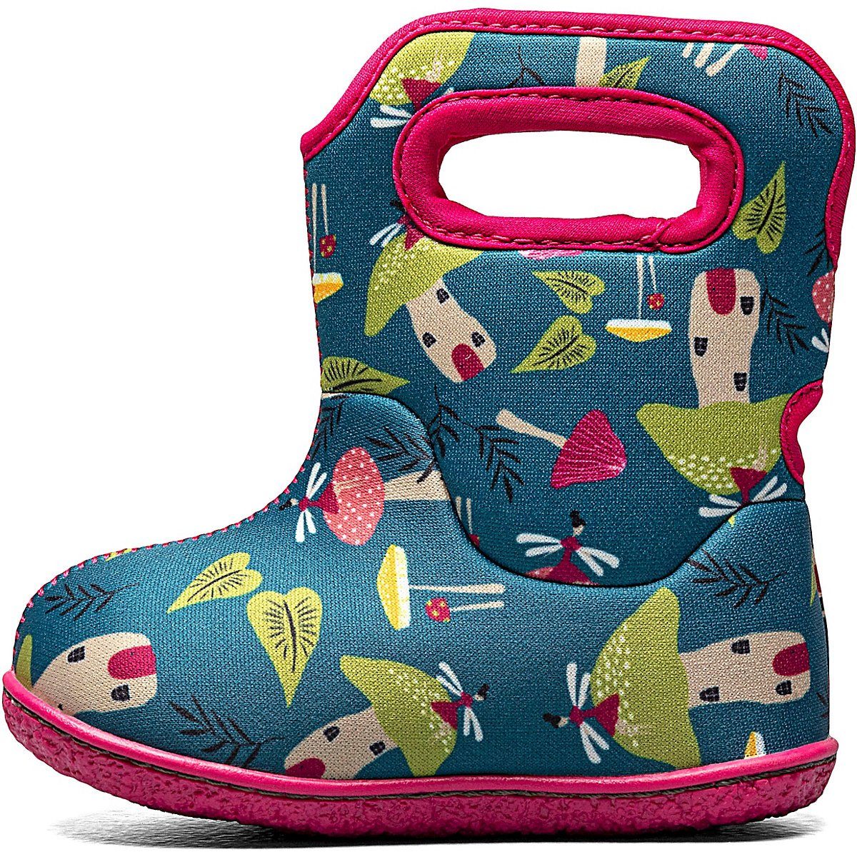 Schuhe Babyschuhe Mädchen Bogs Baby Winterstiefel MUSHROOMS für Mädchen Winterstiefel