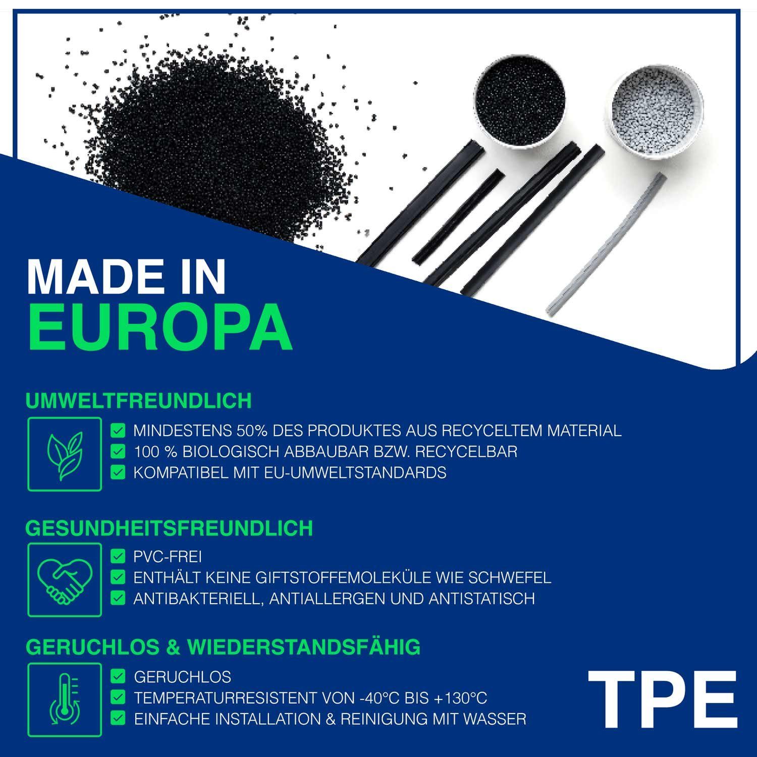 ELMASLINE Car Floor Mats for OPEL CORSA F (2019-2026) - by ELMASLINE - High Edge, - 3D Rubber Mats with Extra High Edge for More Protection, Suitable for Model Years: 2019 - 2026