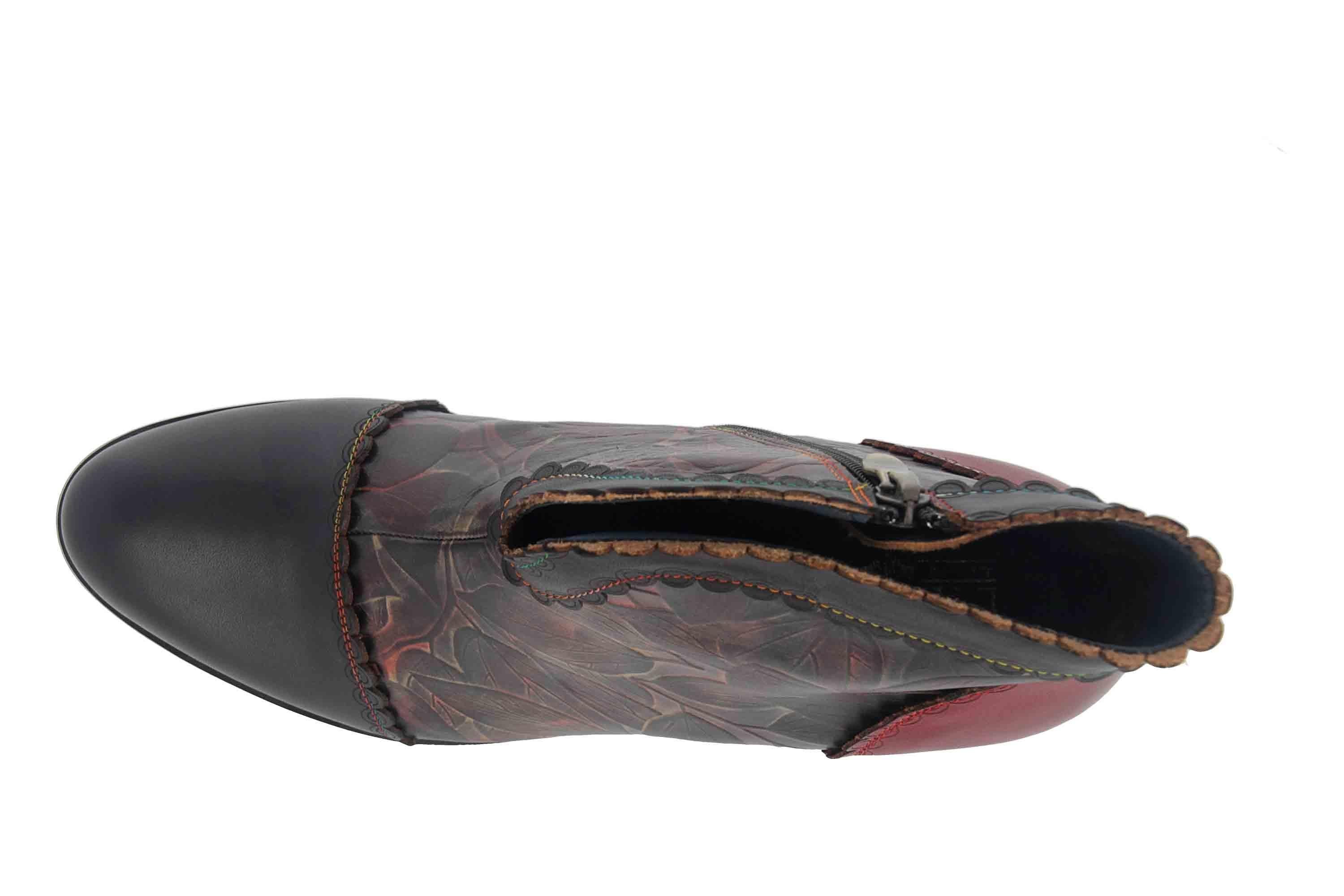 LEAFEEL-B Black Spring Stiefel Step Leather